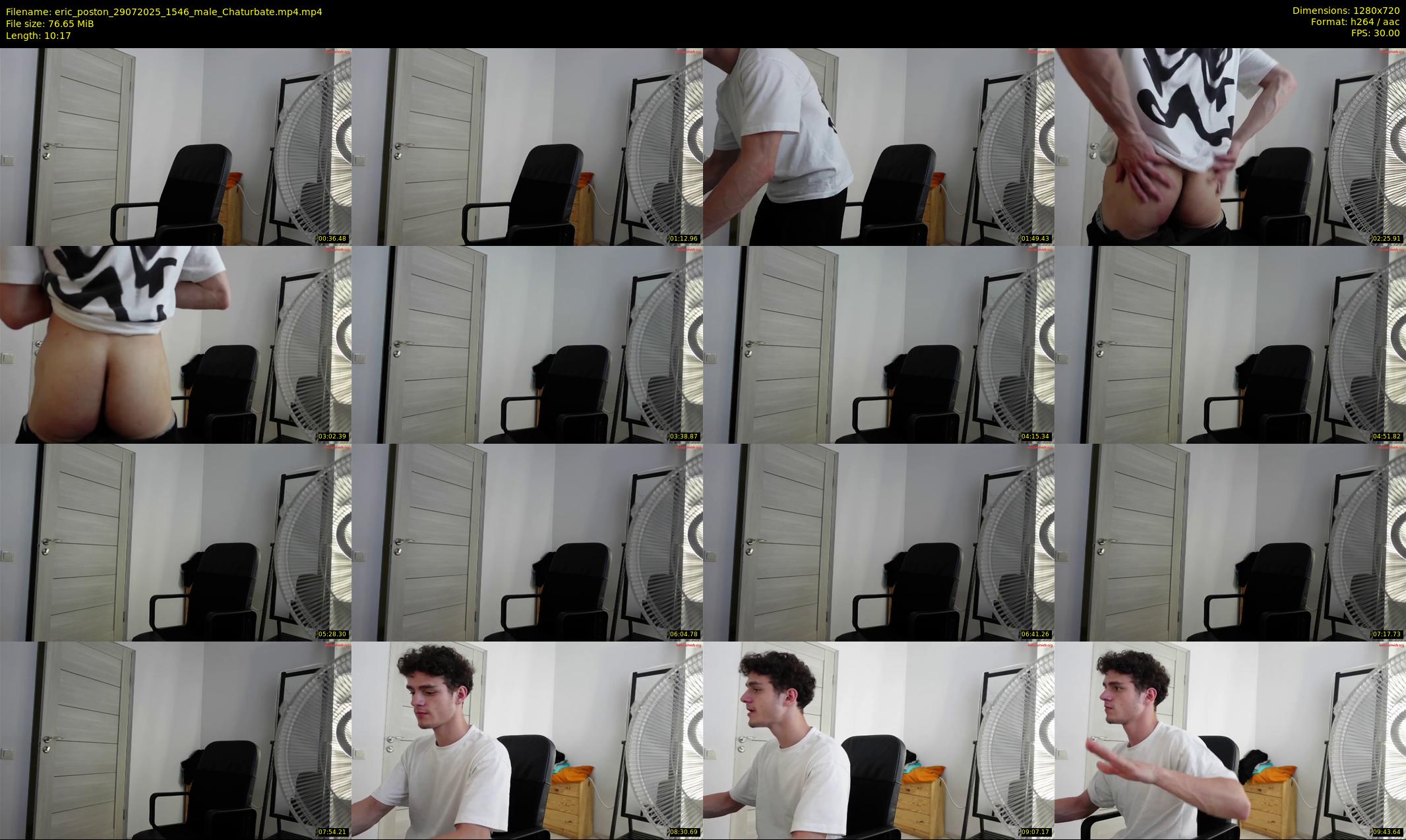 eric_poston — 11 minute Chaturbate male cam show recording, 720p, Jul 29, 2025