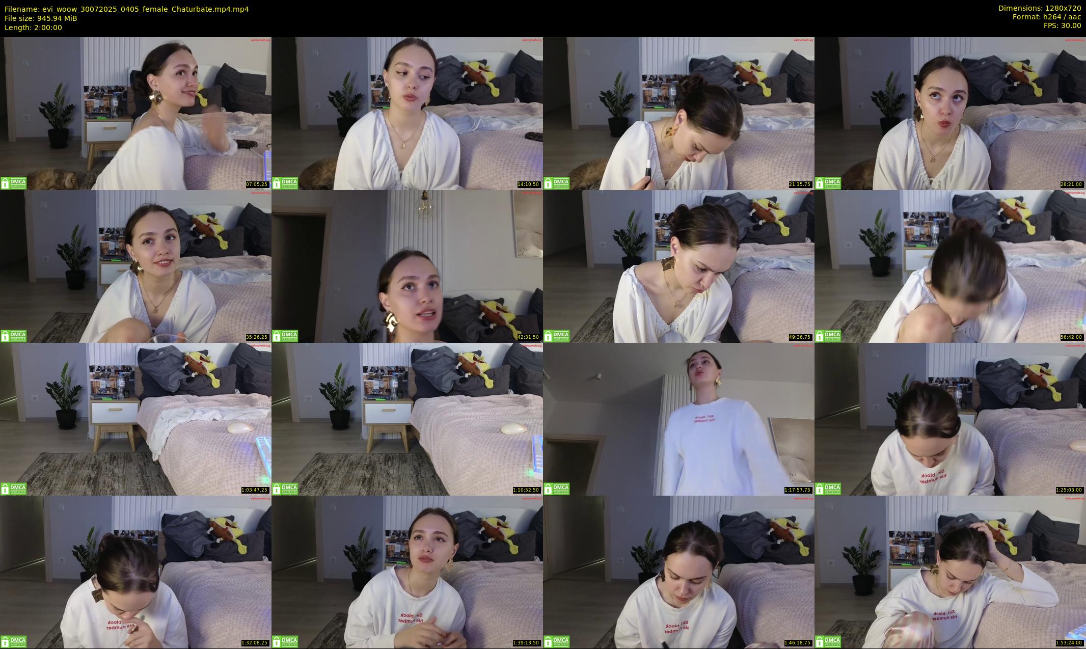evi_woow — 120 minute Chaturbate female cam show recording, 720p, Jul 30, 2025