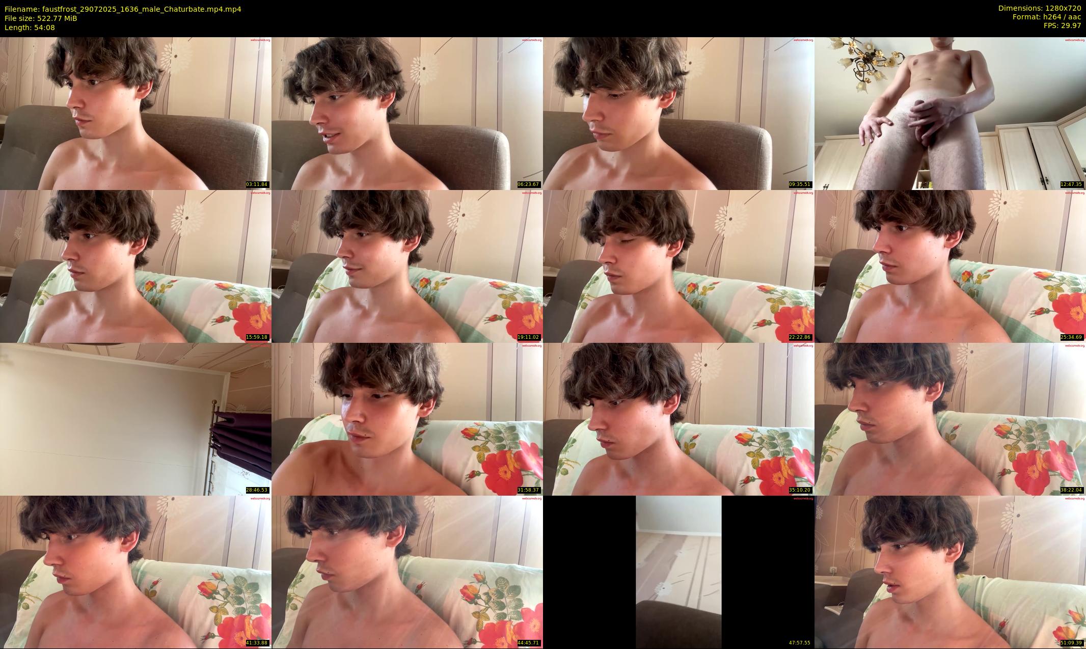 faustfrost — 55 minute Chaturbate male cam show recording, 720p, Jul 29, 2025