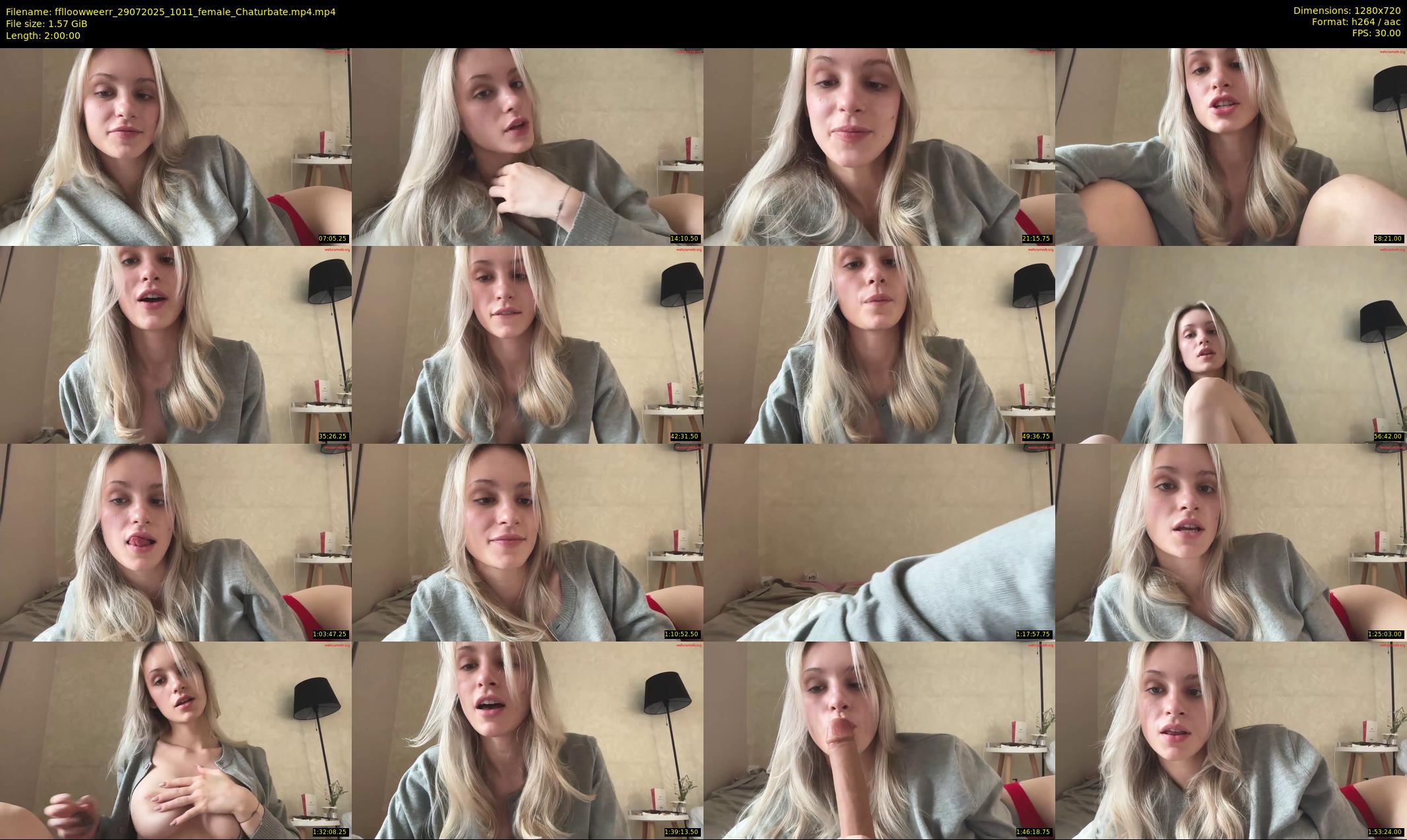 fflloowweerr — 120 minute Chaturbate couple cam show recording, 720p, Jul 29, 2025