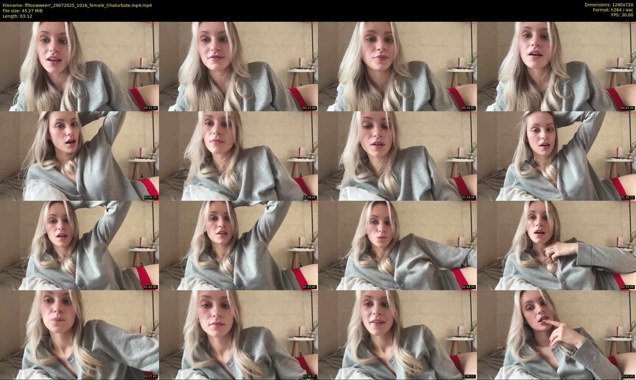 fflloowweerr — 4 minute Chaturbate couple cam show recording, 720p, Jul 29, 2025