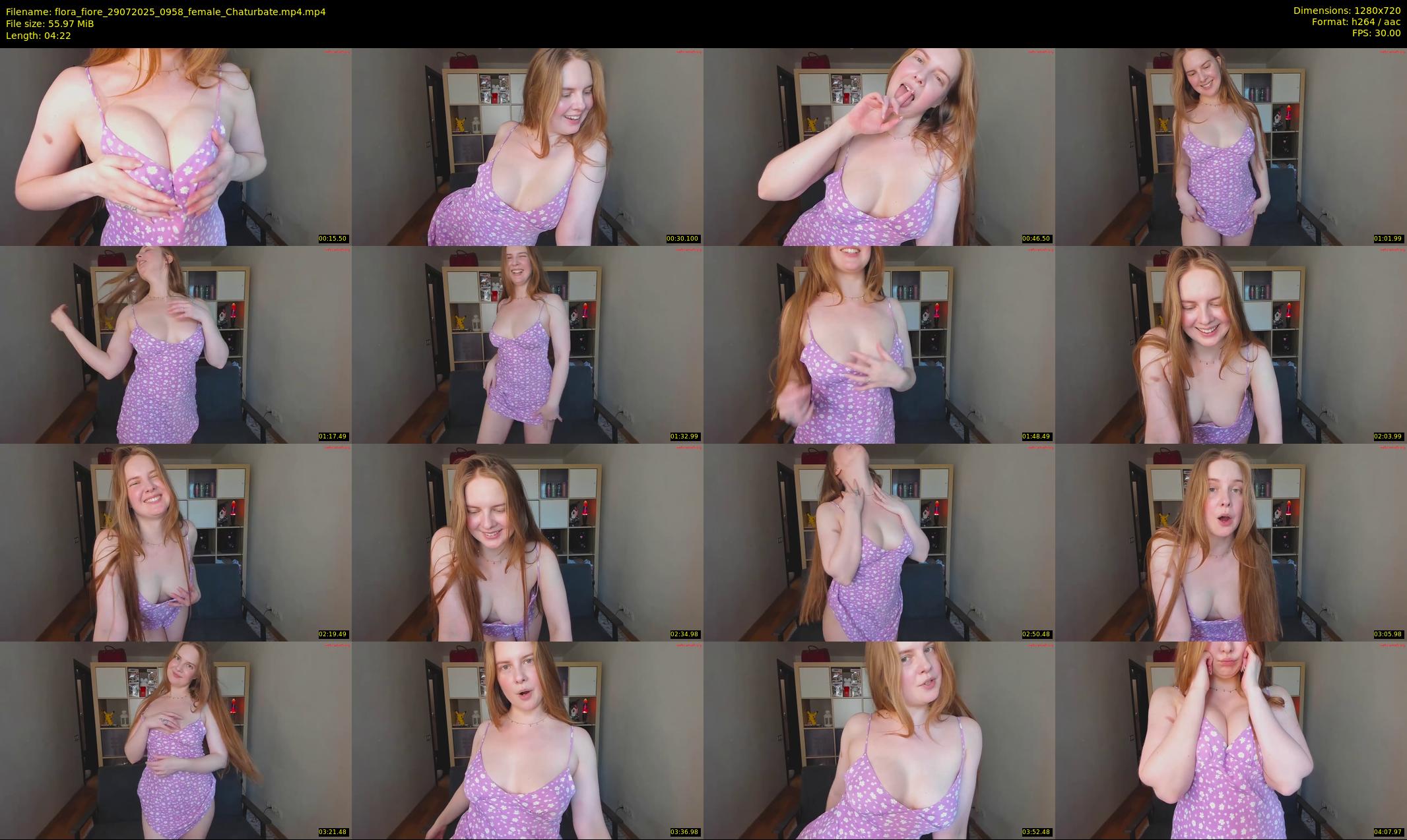 flora_fiore — 5 minute Chaturbate female cam show recording, 720p, Jul 29, 2025