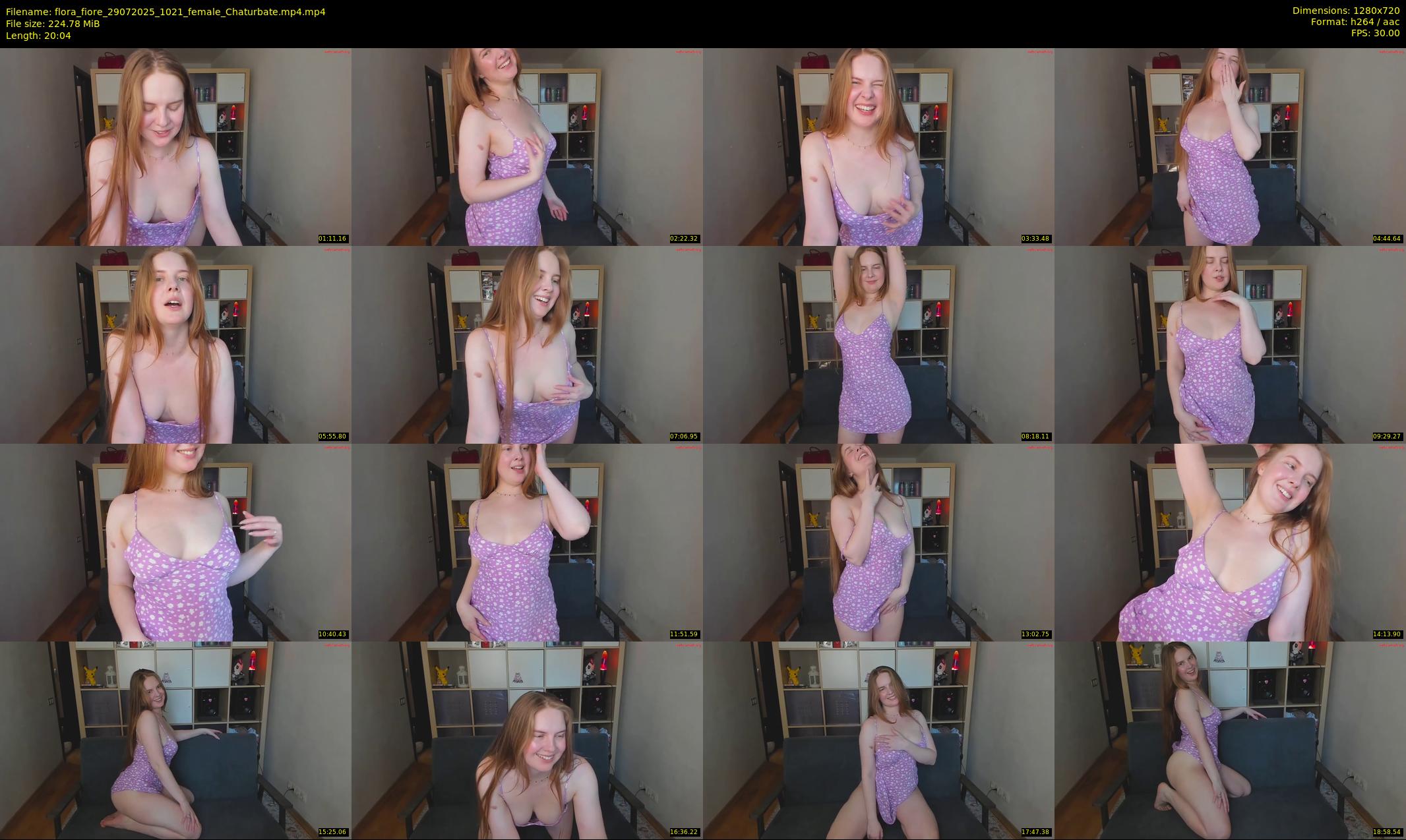 flora_fiore — 21 minute Chaturbate female cam show recording, 720p, Jul 29, 2025