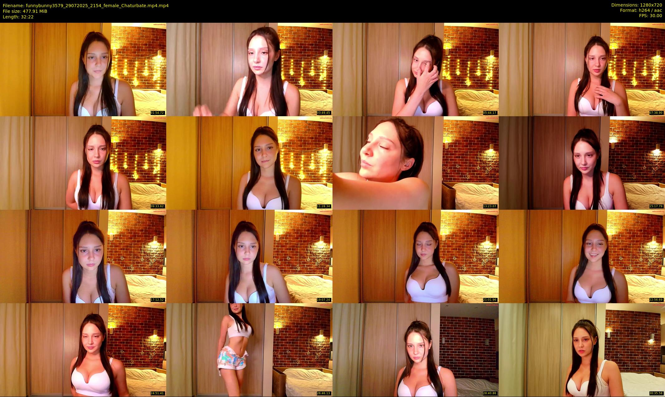 funnybunny3579 — 33 minute Chaturbate female cam show recording, 720p, Jul 29, 2025