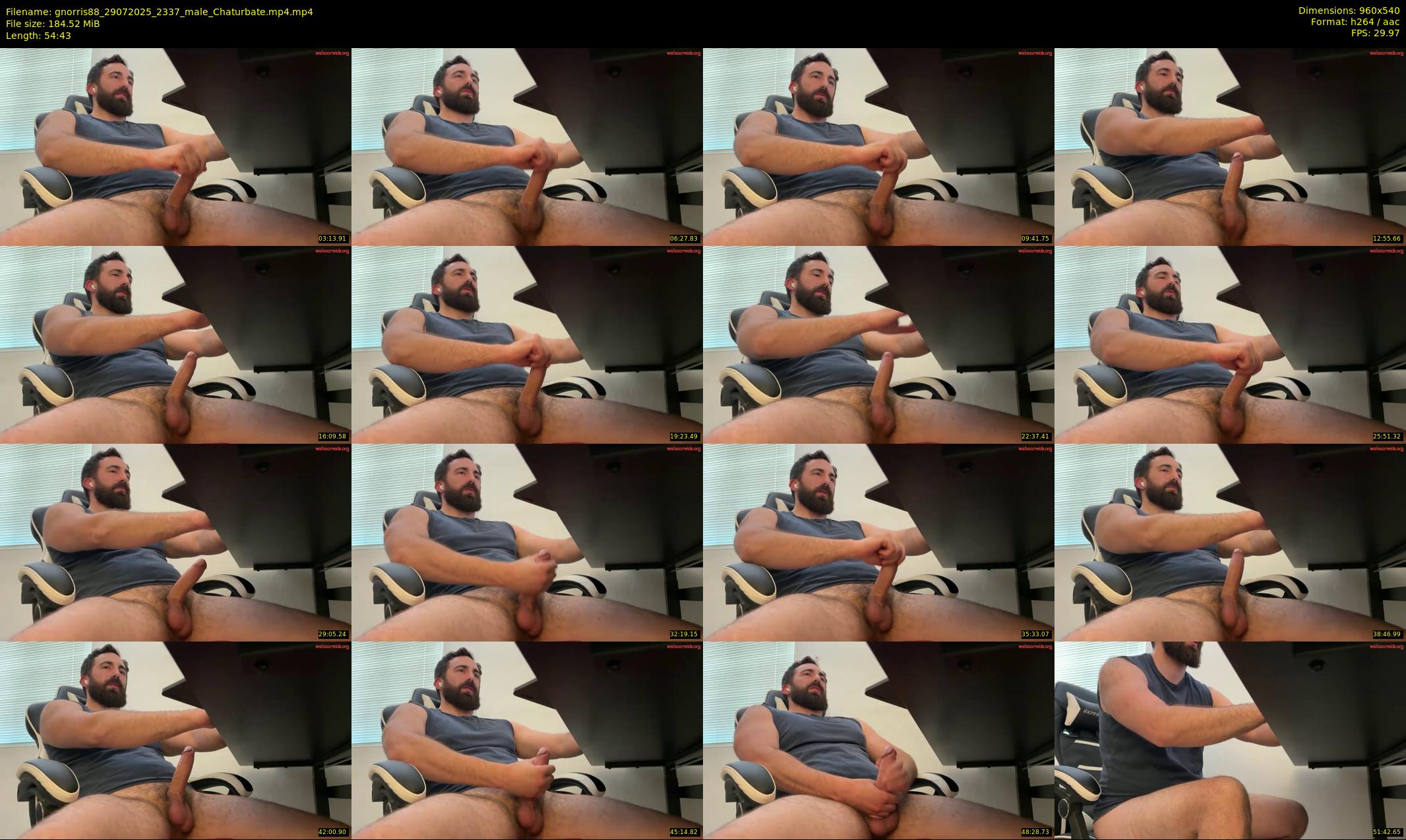 gnorris88 — 55 minute Chaturbate male cam show recording, 480p, Jul 29, 2025