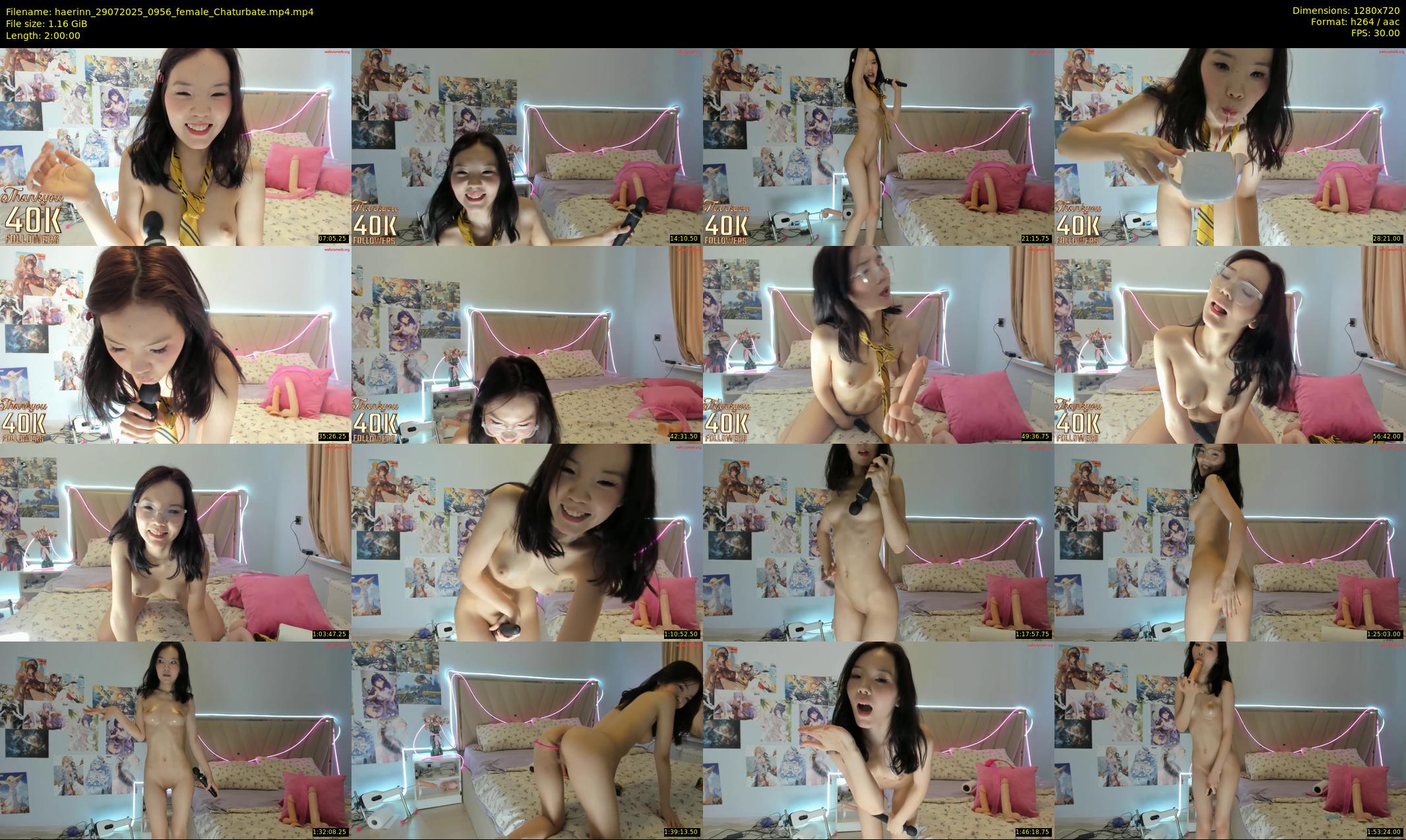 haerinn — 120 minute Chaturbate female cam show recording, 720p, Jul 29, 2025