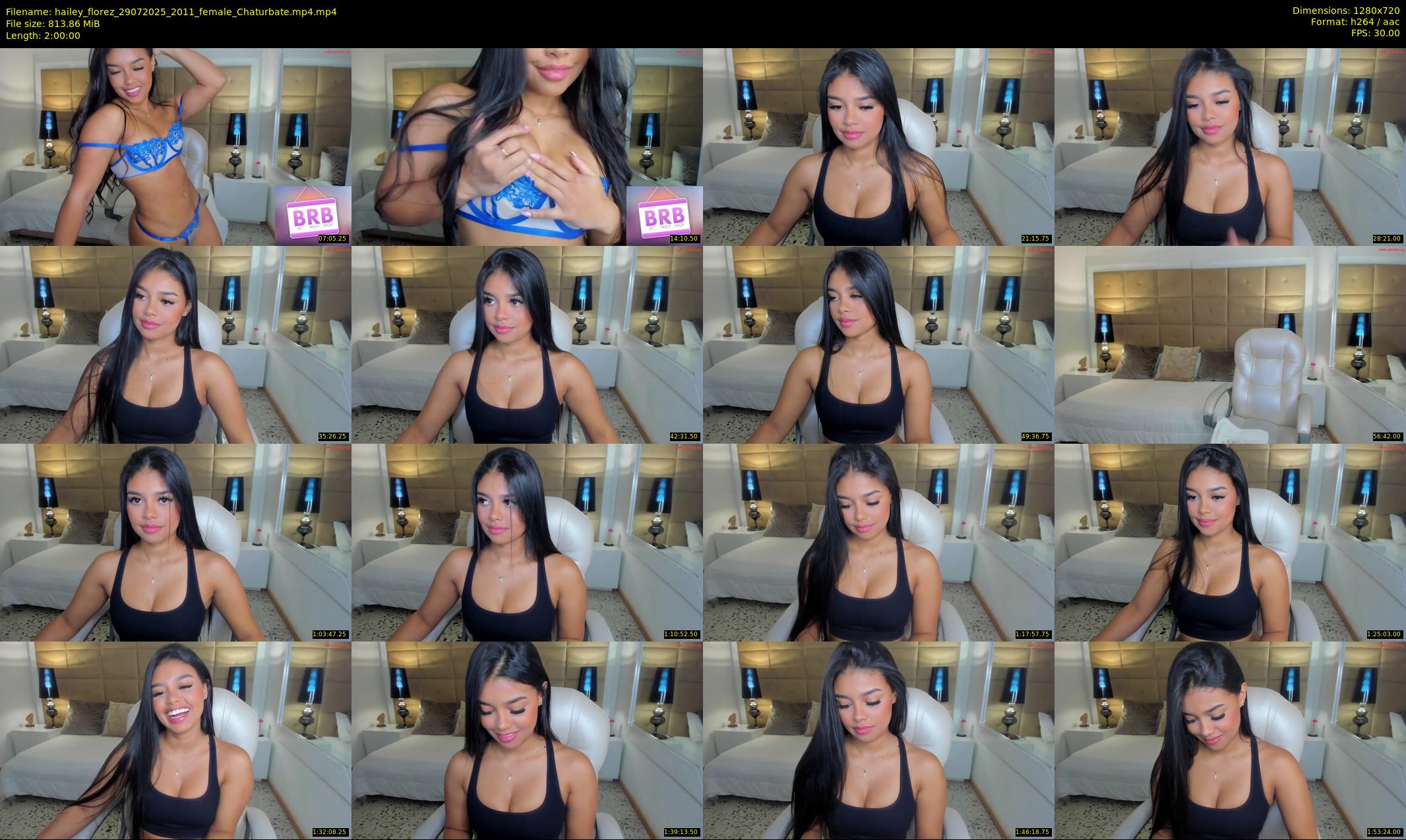 hailey_florez — 120 minute Chaturbate female cam show recording, 720p, Jul 29, 2025