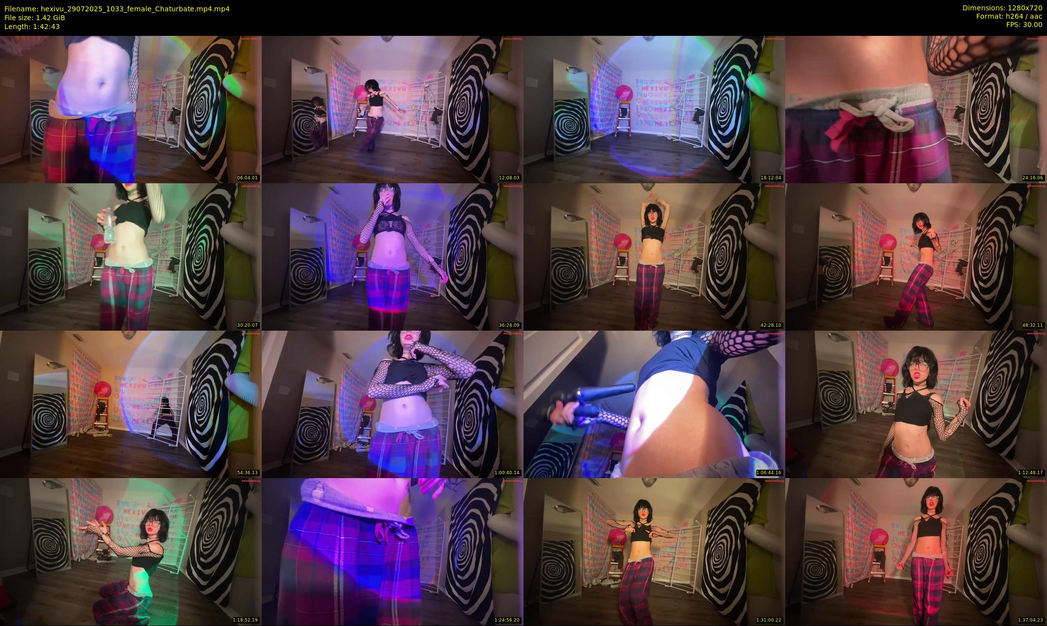 hexivu — 103 minute Chaturbate female cam show recording, 720p, Jul 29, 2025