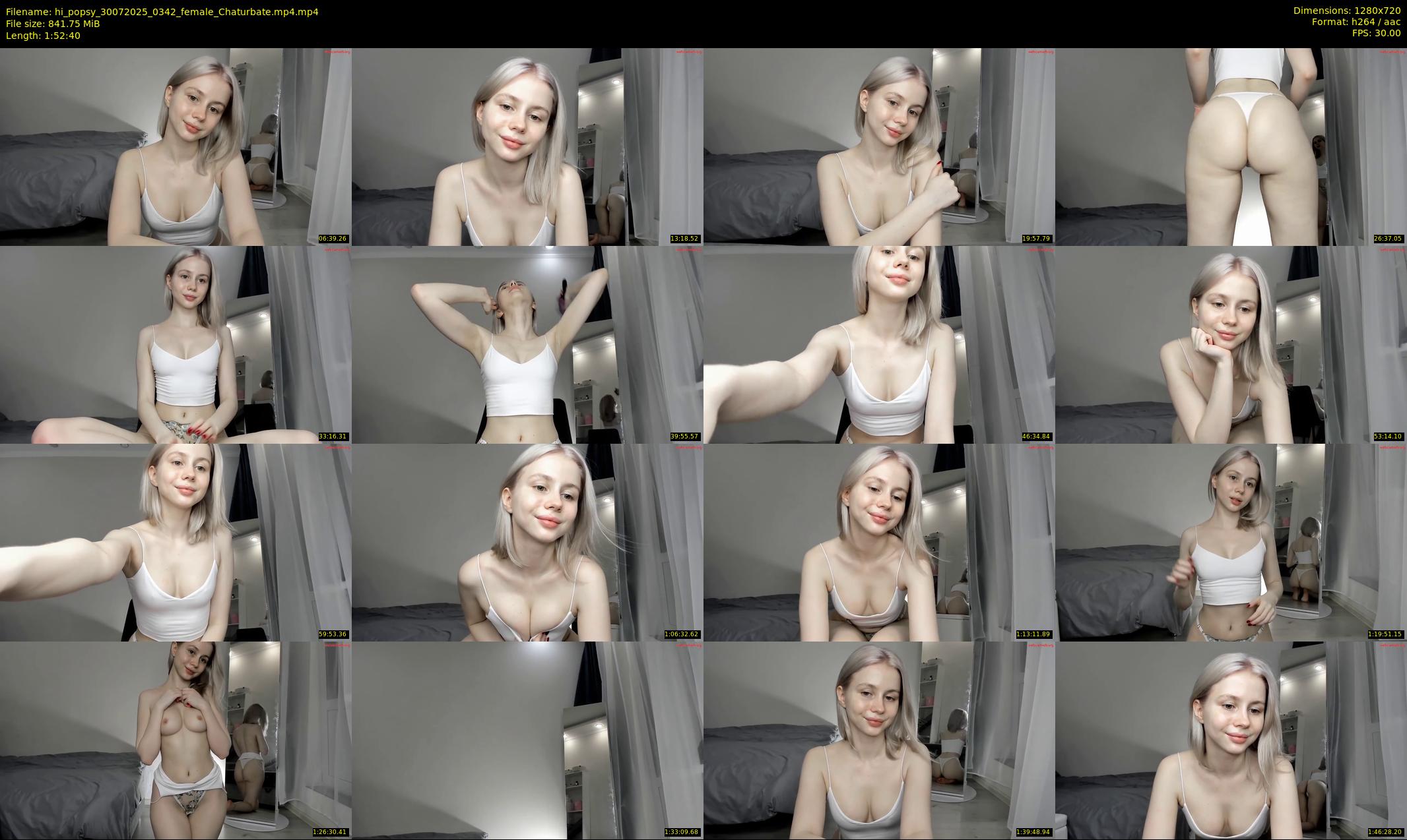 hi_popsy — 113 minute Chaturbate female cam show recording, 720p, Jul 30, 2025