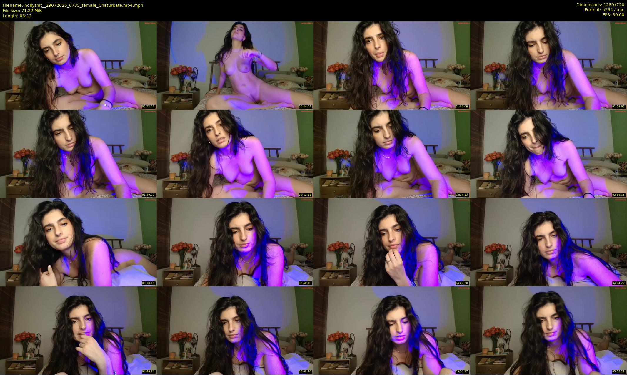 hollyshit_ — 7 minute Chaturbate female cam show recording, 720p, Jul 29, 2025