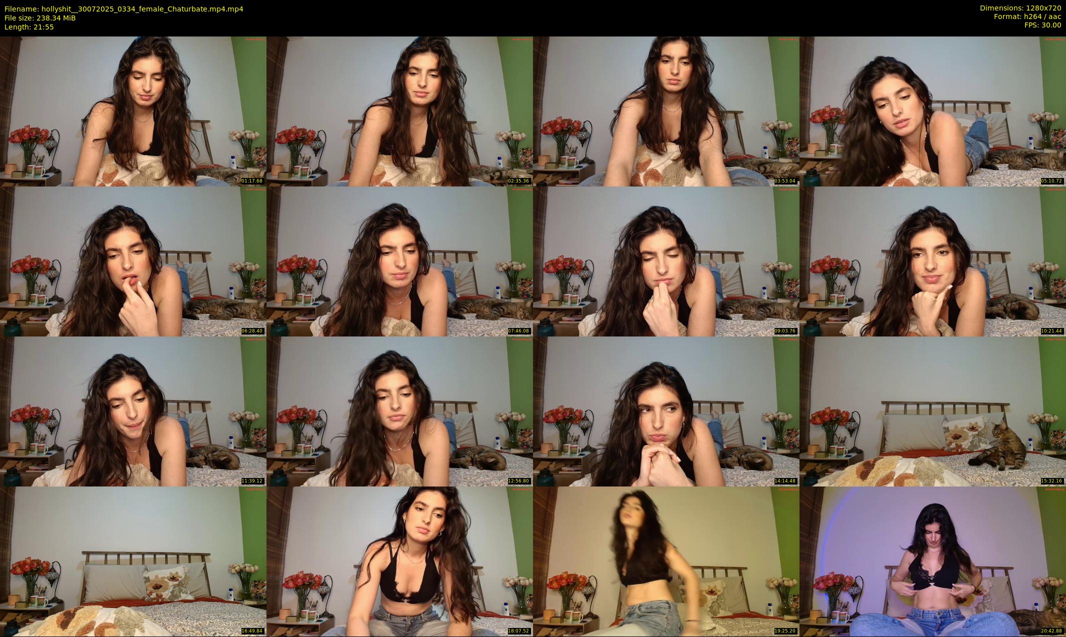 hollyshit_ — 22 minute Chaturbate female cam show recording, 720p, Jul 30, 2025