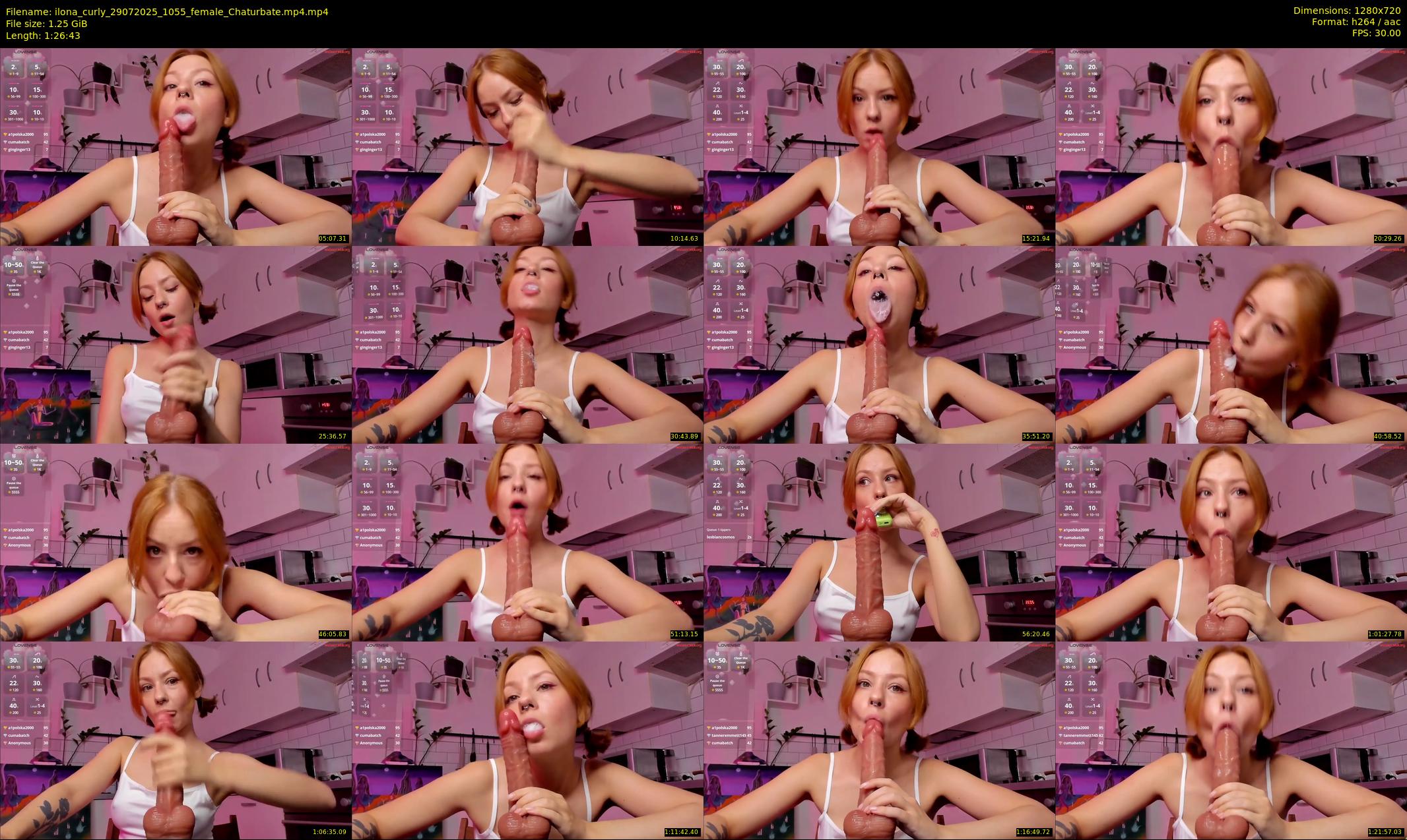 ilona_curly — 87 minute Chaturbate female cam show recording, 720p, Jul 29, 2025