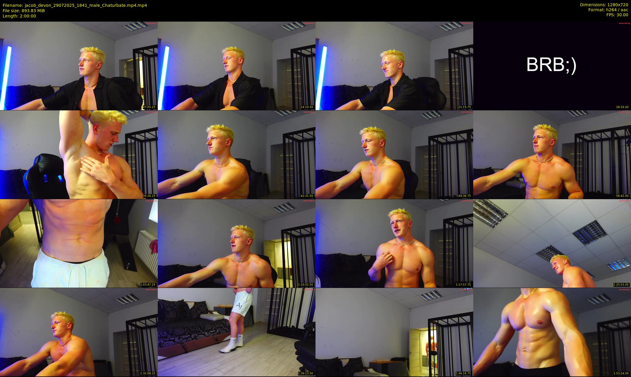 jacob_devon — 120 minute Chaturbate male cam show recording, 720p, Jul 29, 2025