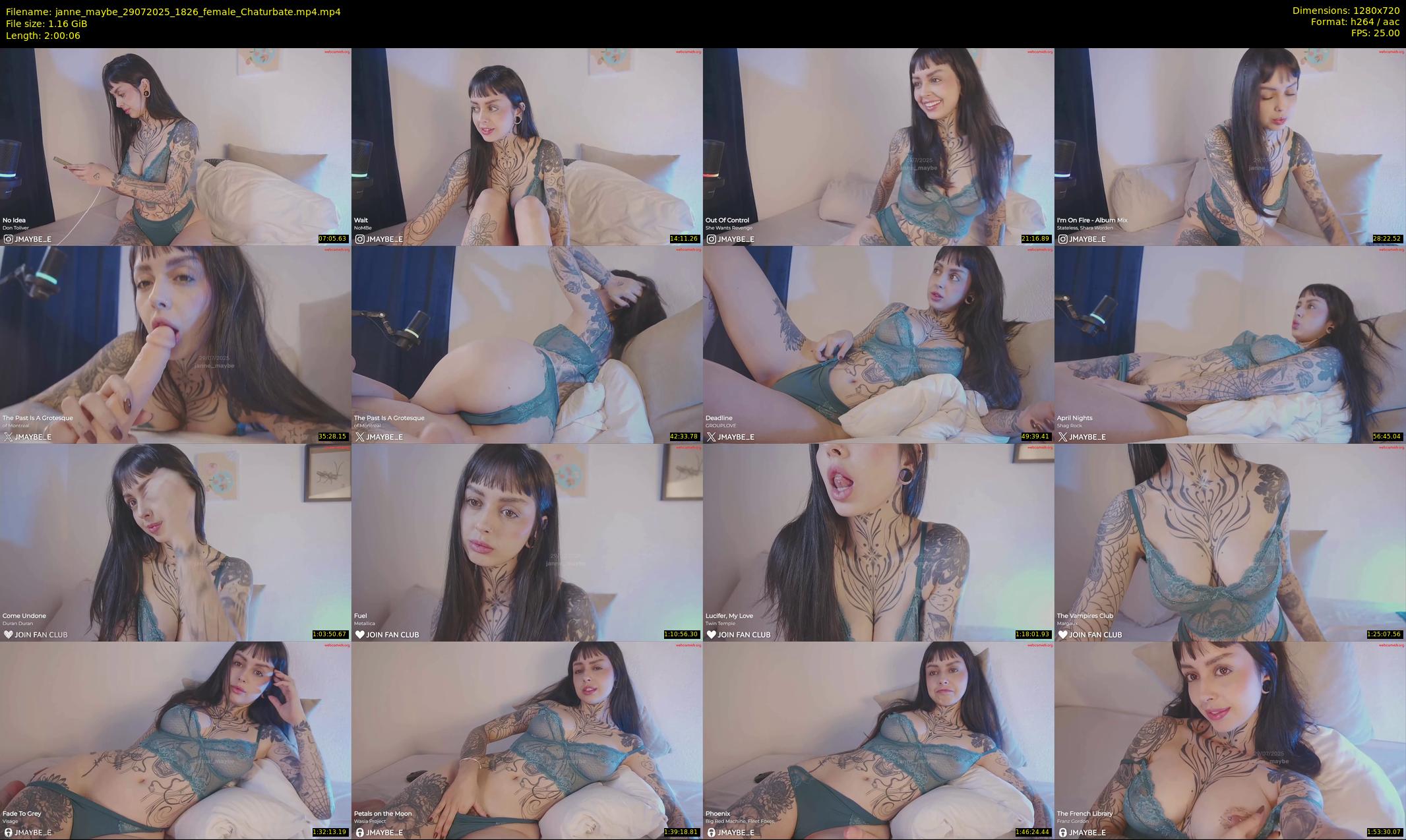 janne_maybe — 121 minute Chaturbate female cam show recording, 720p, Jul 29, 2025