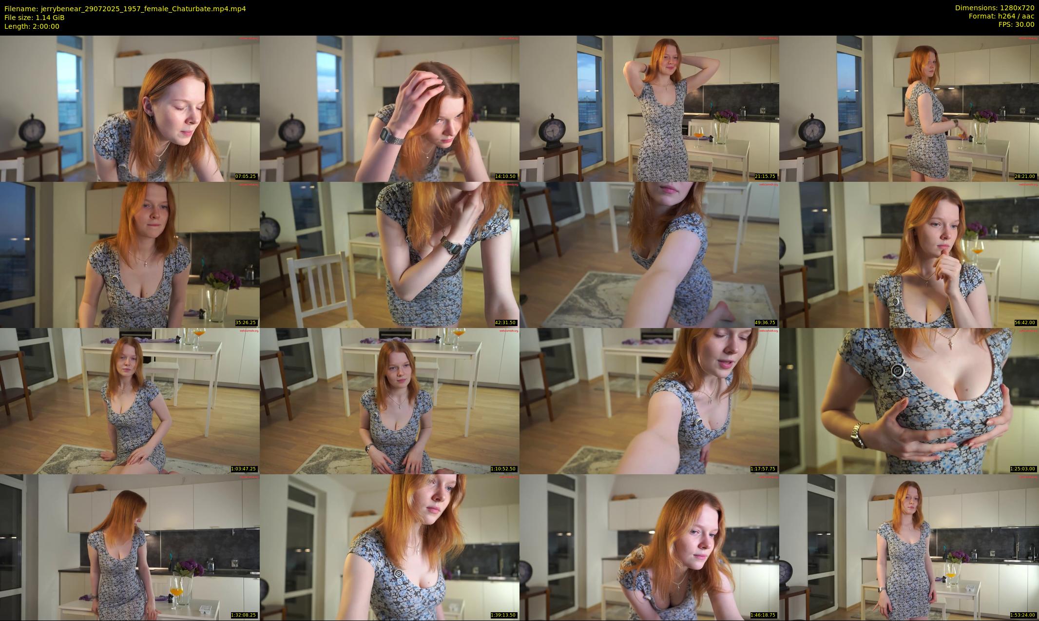 jerrybenear — 120 minute Chaturbate female cam show recording, 720p, Jul 29, 2025