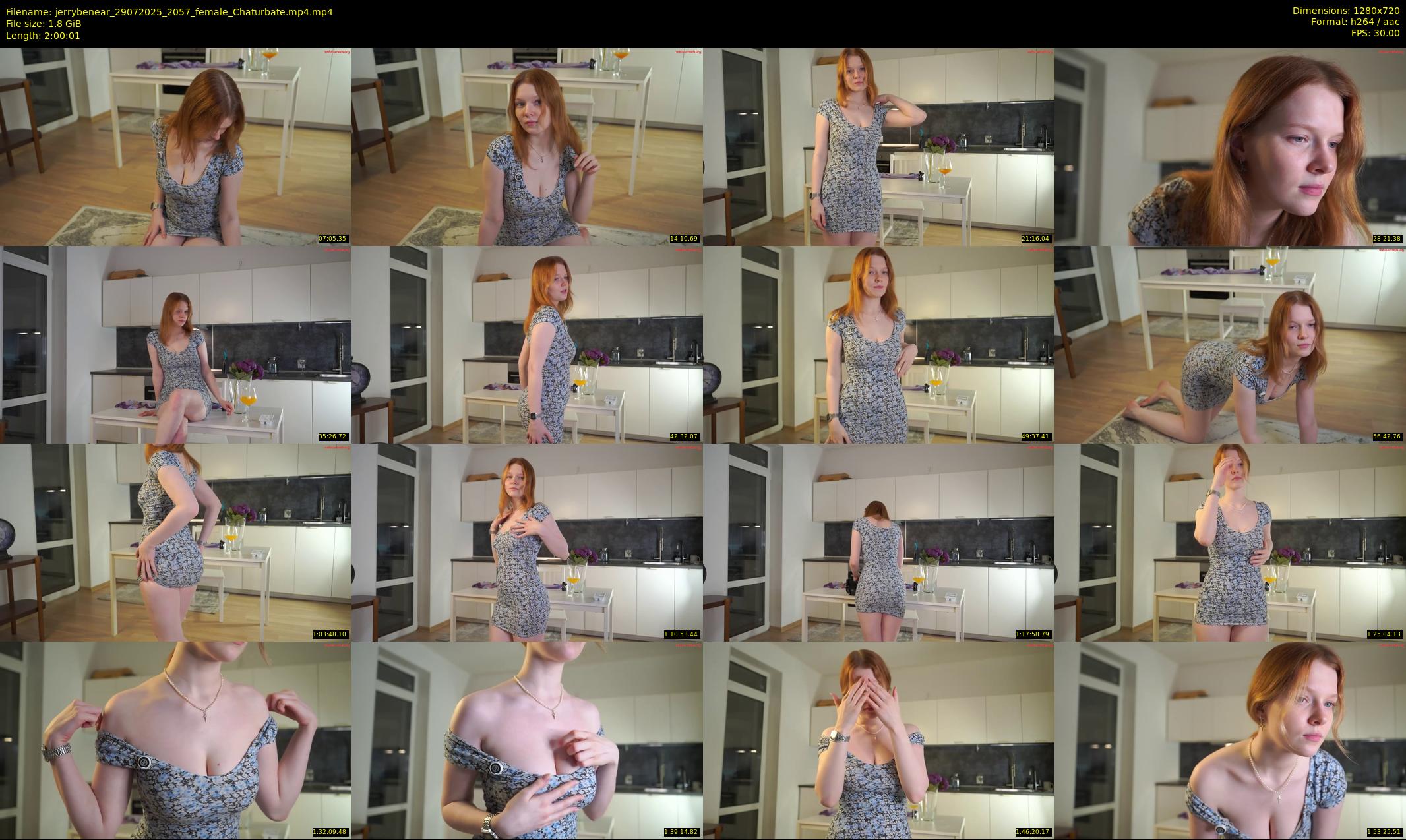 jerrybenear — 121 minute Chaturbate female cam show recording, 720p, Jul 29, 2025