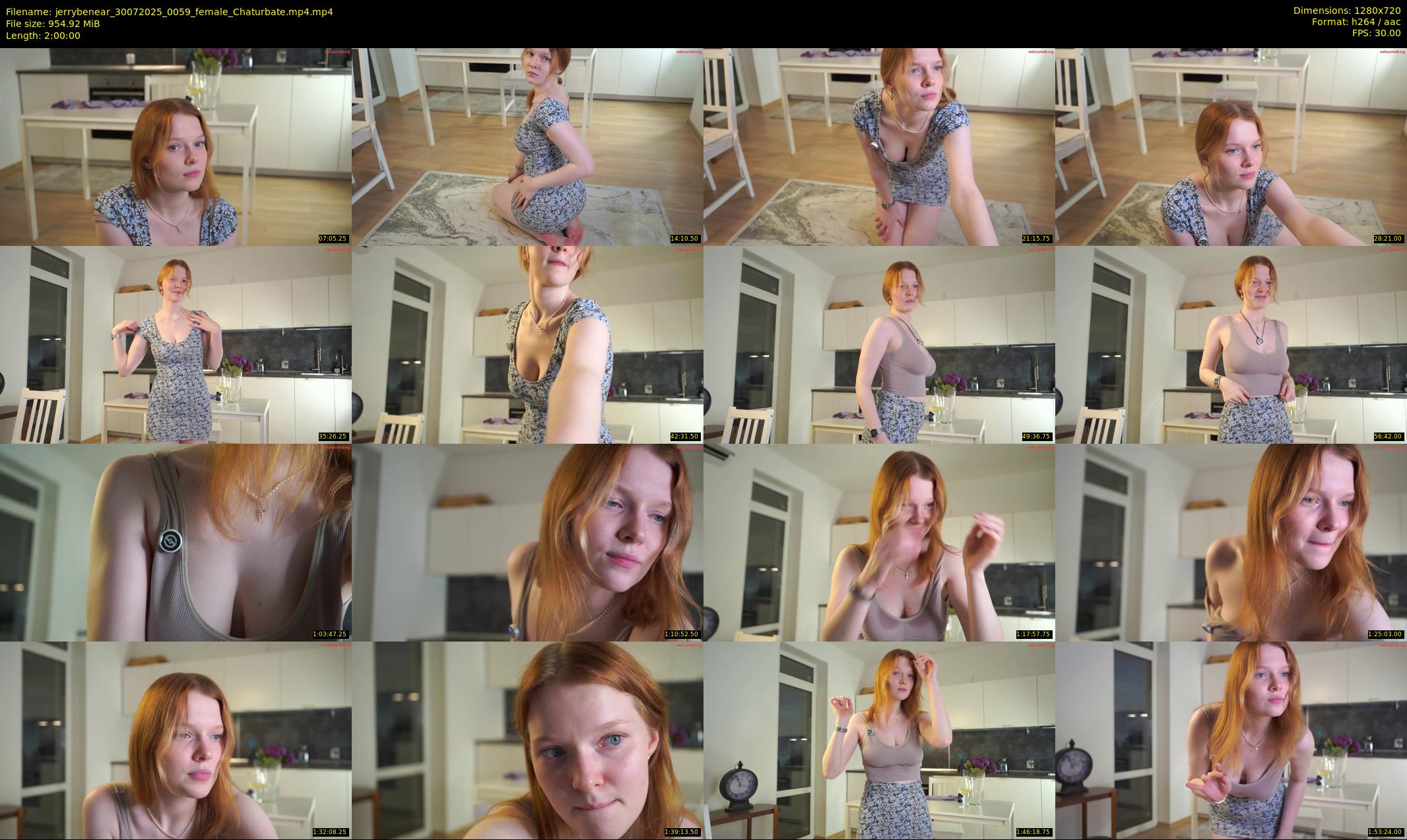 jerrybenear — 120 minute Chaturbate female cam show recording, 720p, Jul 30, 2025