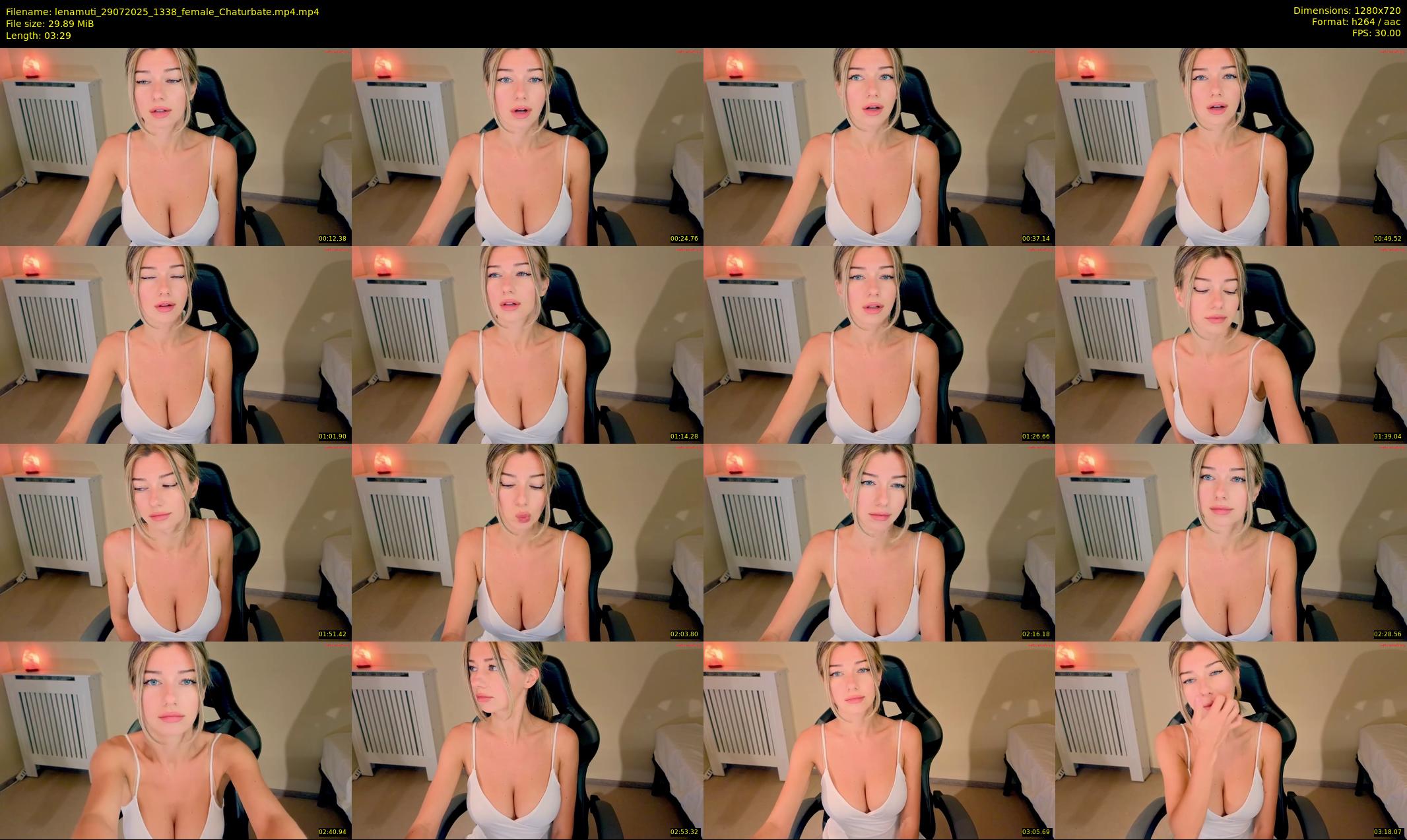 lenamuti — 4 minute Chaturbate female cam show recording, 720p, Jul 29, 2025