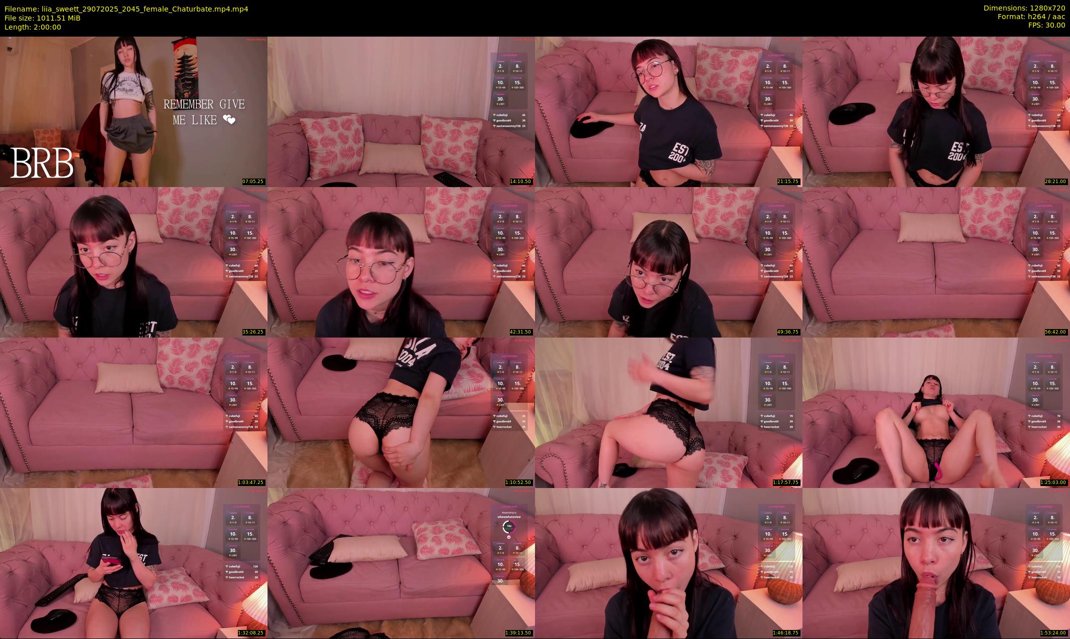 liia_sweett — 120 minute Chaturbate female cam show recording, 720p, Jul 29, 2025