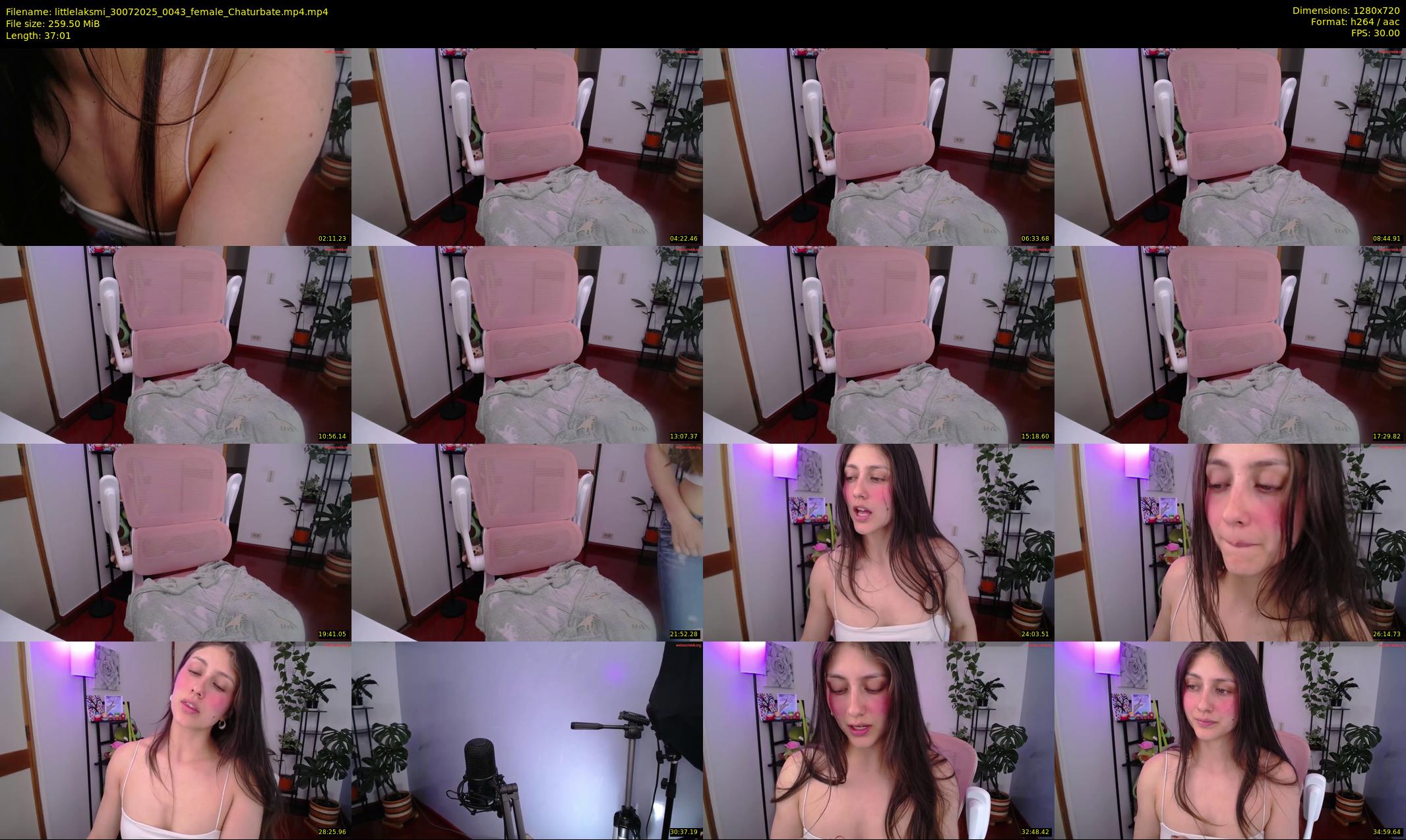 littlelaksmi — 38 minute Chaturbate female cam show recording, 720p, Jul 30, 2025