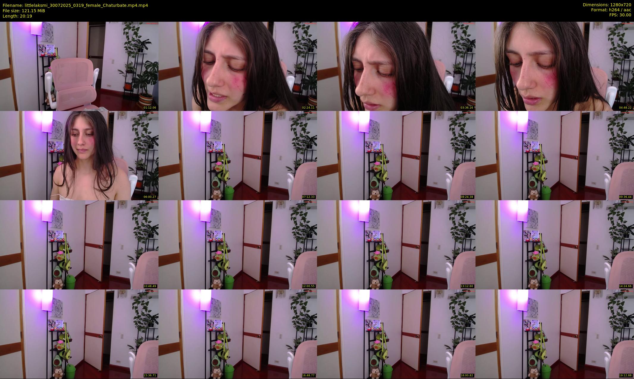 littlelaksmi — 21 minute Chaturbate female cam show recording, 720p, Jul 30, 2025
