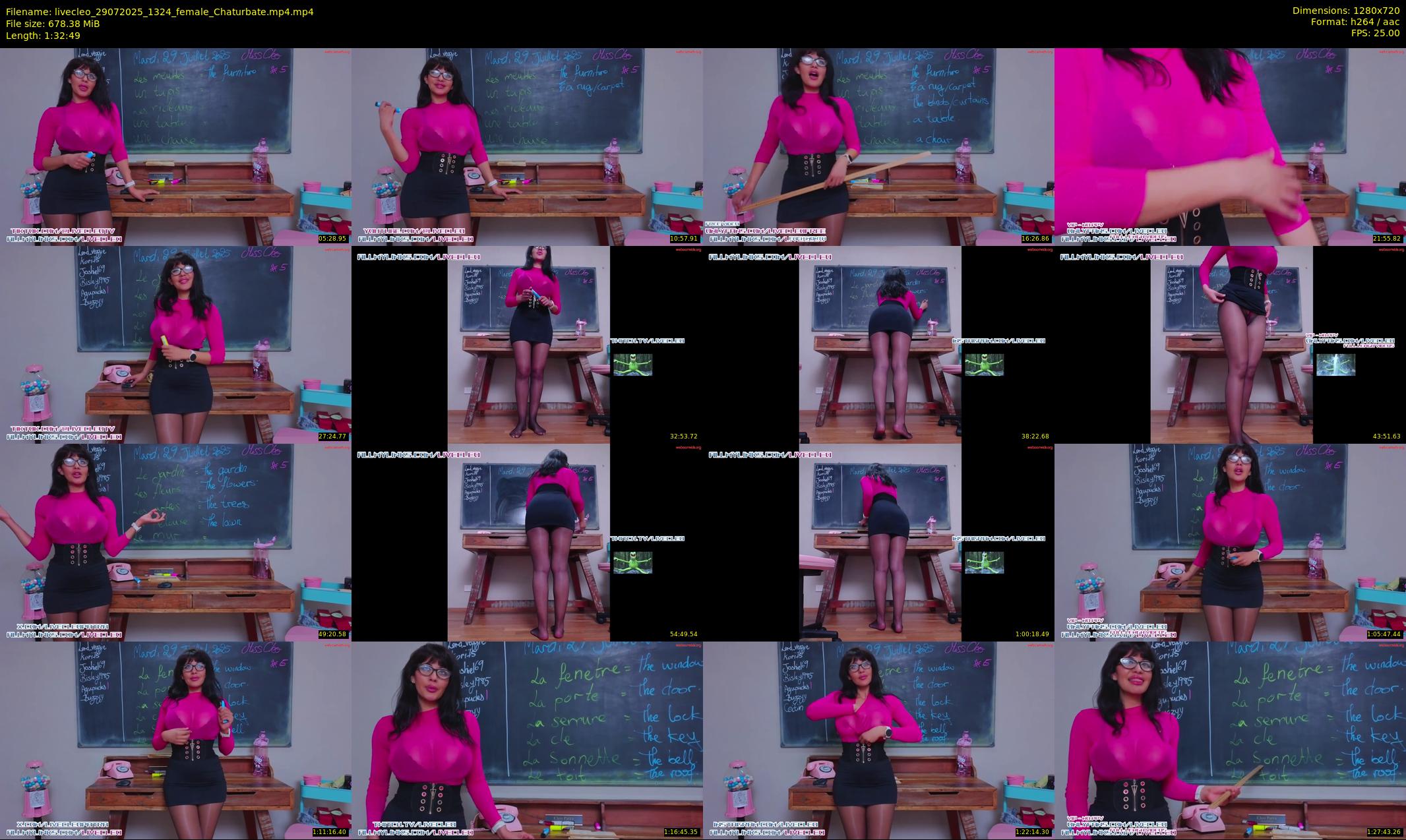livecleo — 93 minute Chaturbate female cam show recording, 720p, Jul 29, 2025