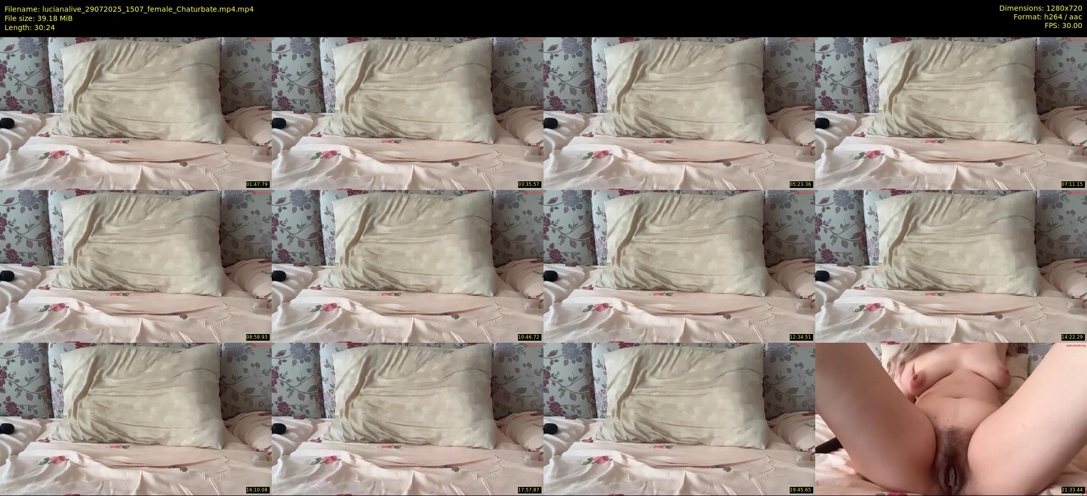 lucianalive — 31 minute Chaturbate female cam show recording, 720p, Jul 29, 2025