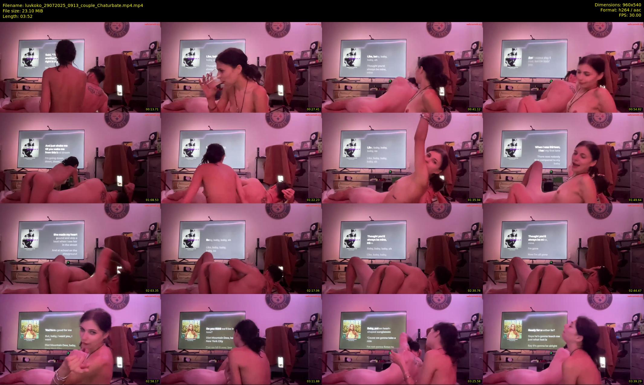 luvkoko — 4 minute Chaturbate couple cam show recording, 480p, Jul 29, 2025