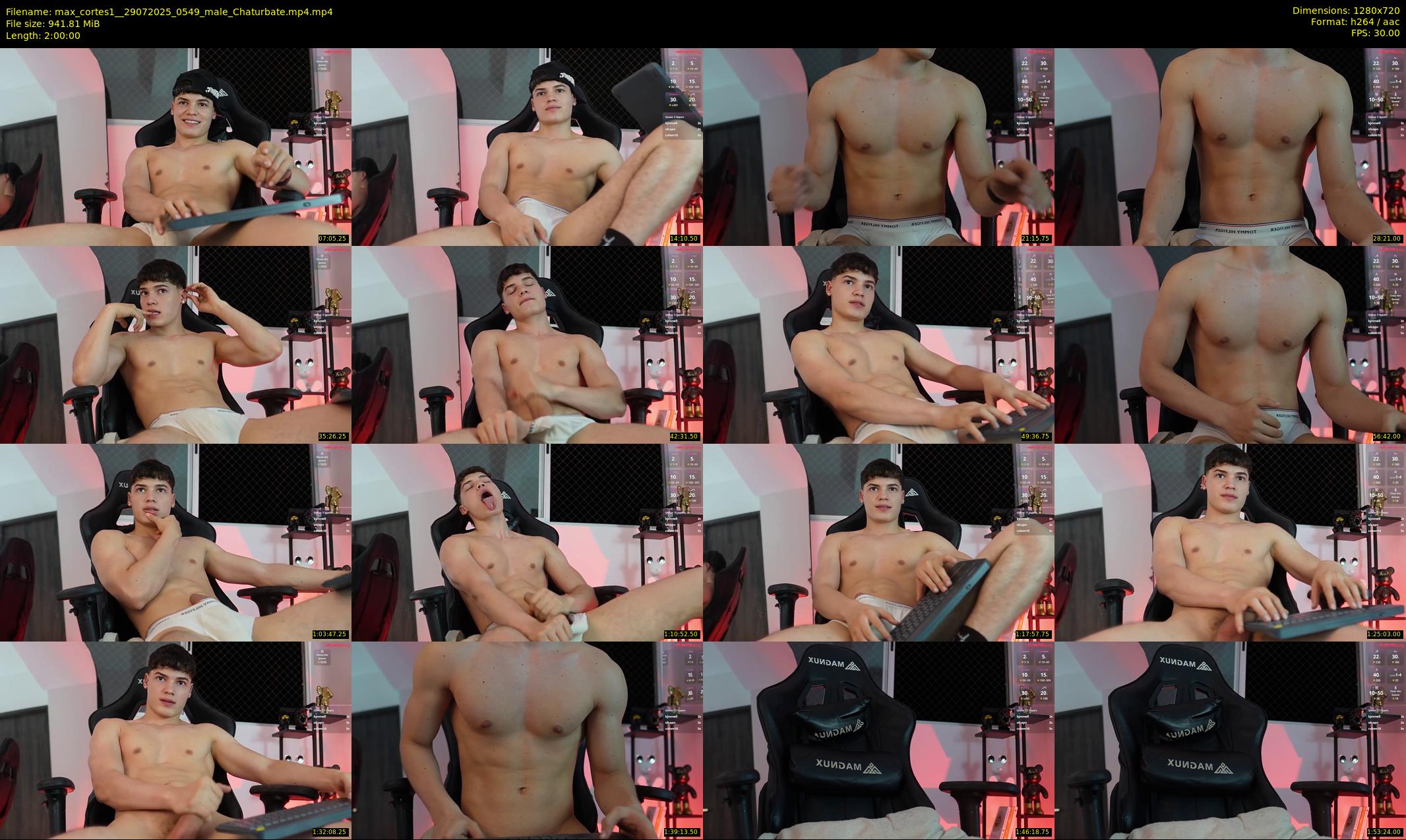max_cortes1_ — 120 minute Chaturbate male cam show recording, 720p, Jul 29, 2025