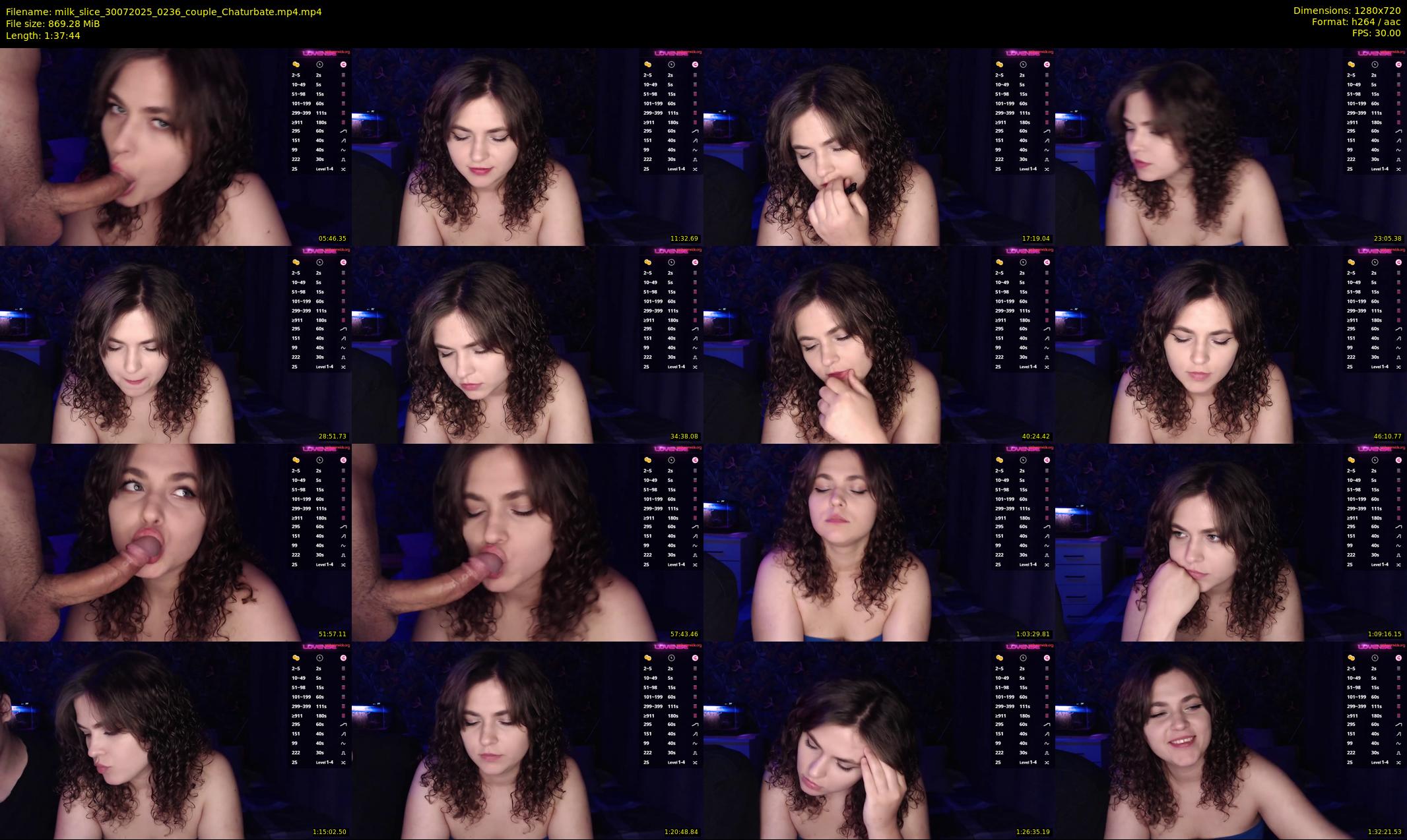 milk_slice — 98 minute Chaturbate couple cam show recording, 720p, Jul 30, 2025