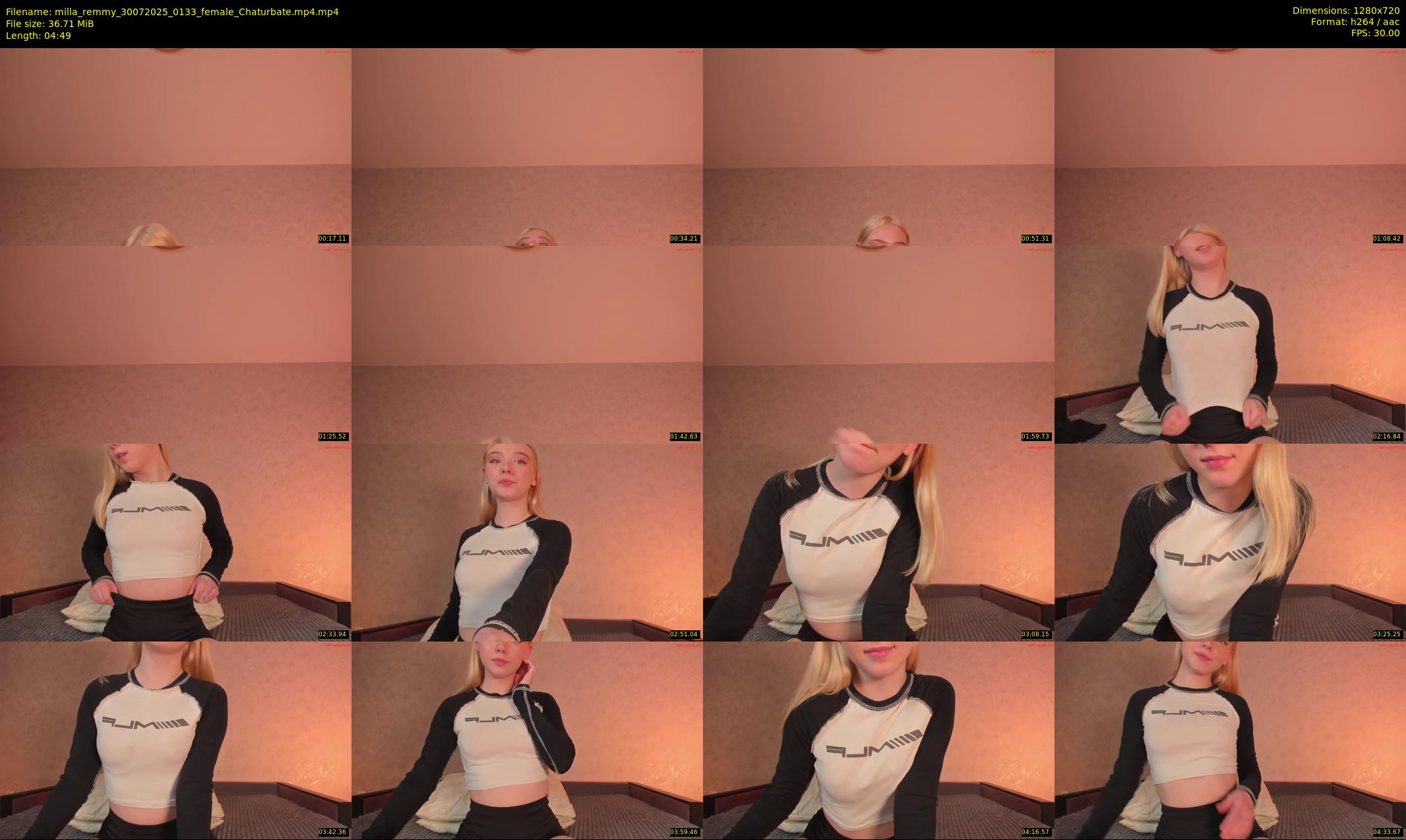 milla_remmy — 5 minute Chaturbate female cam show recording, 720p, Jul 30, 2025