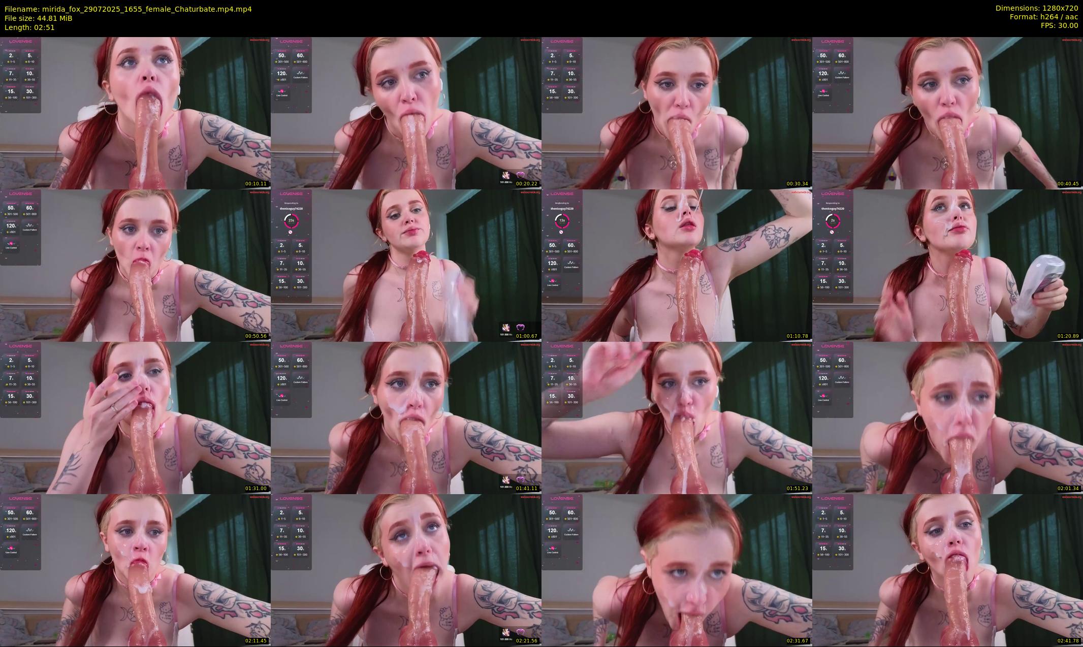 mirida_fox — 3 minute Chaturbate female cam show recording, 720p, Jul 29, 2025