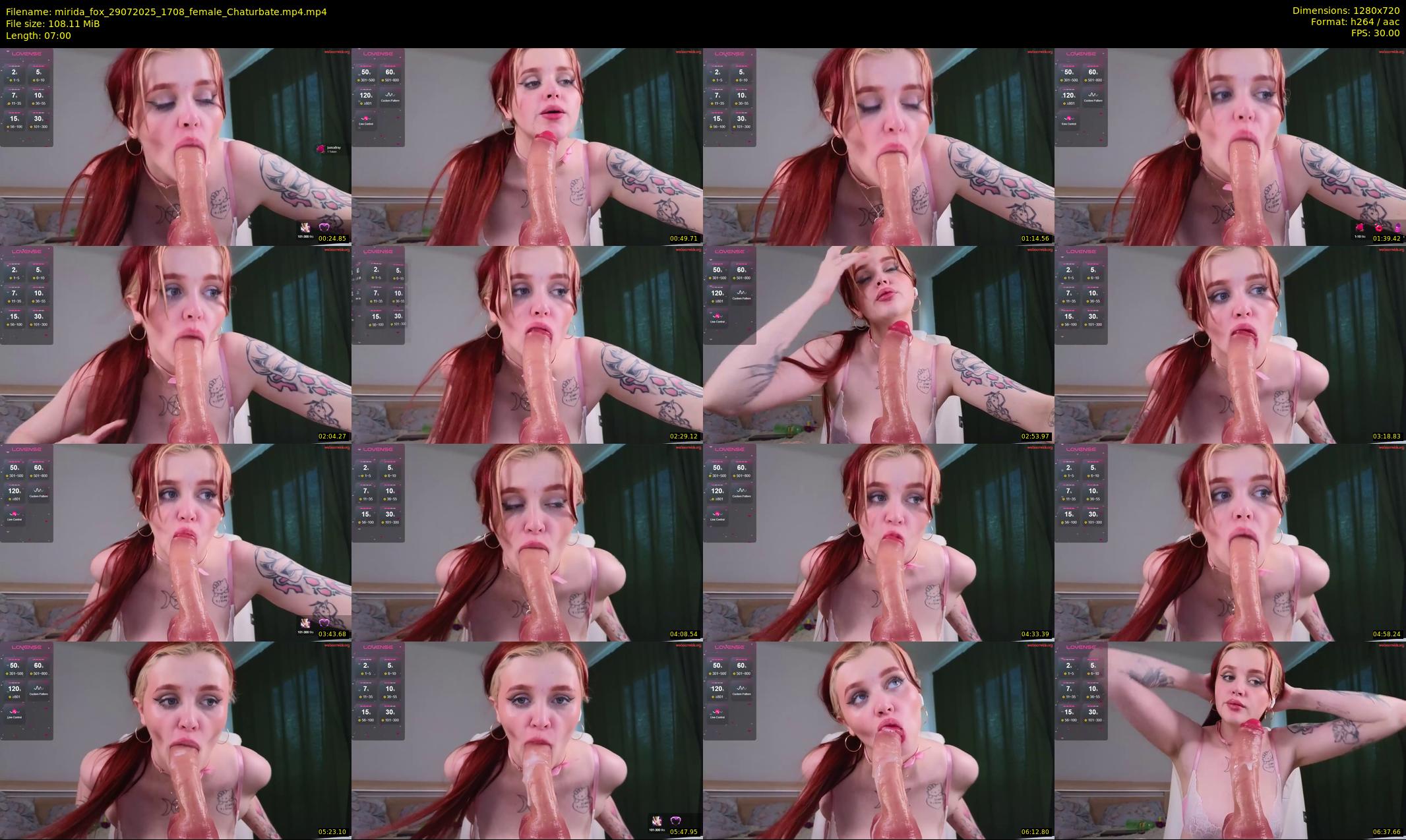 mirida_fox — 7 minute Chaturbate female cam show recording, 720p, Jul 29, 2025