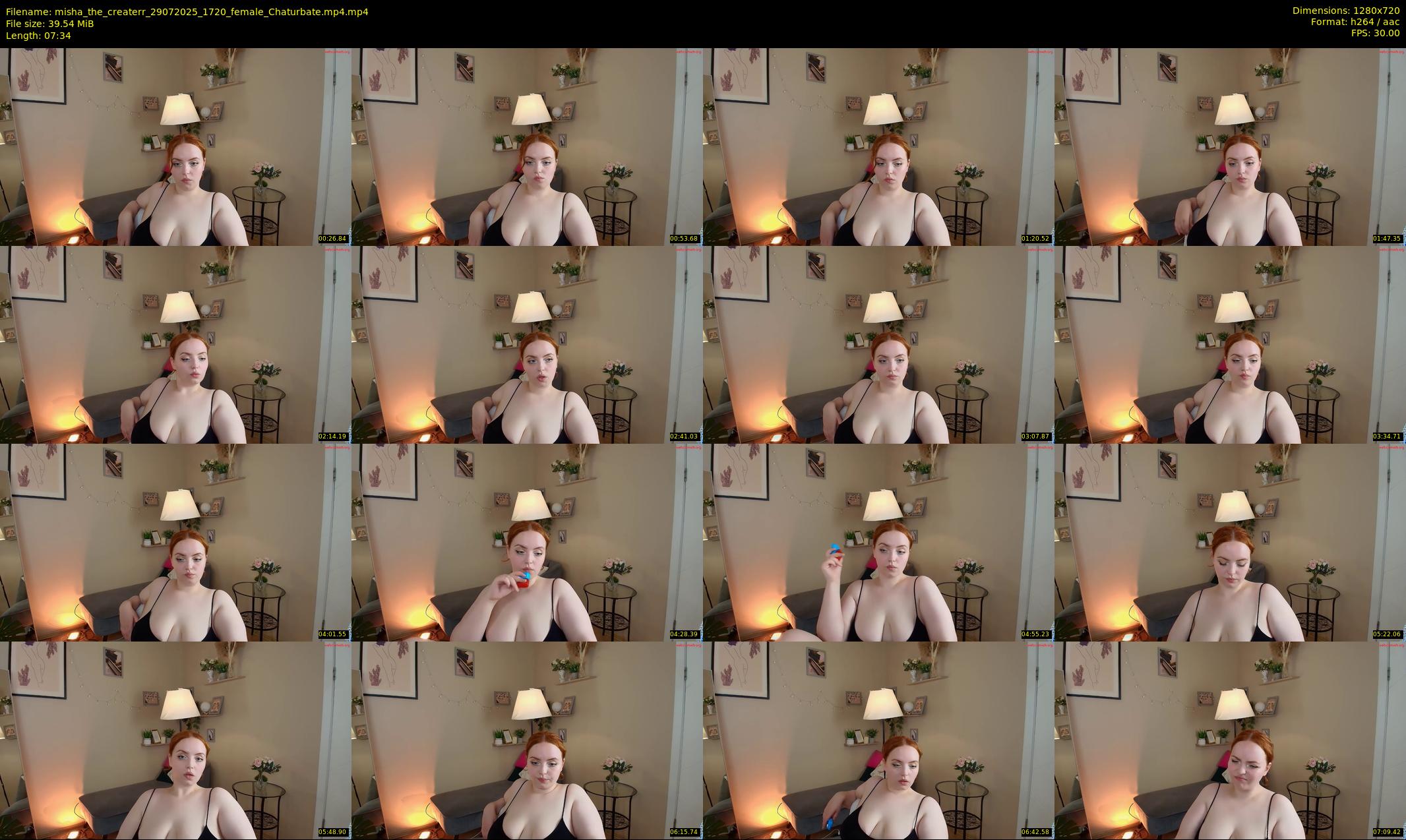 misha_the_createrr — 8 minute Chaturbate female cam show recording, 720p, Jul 29, 2025