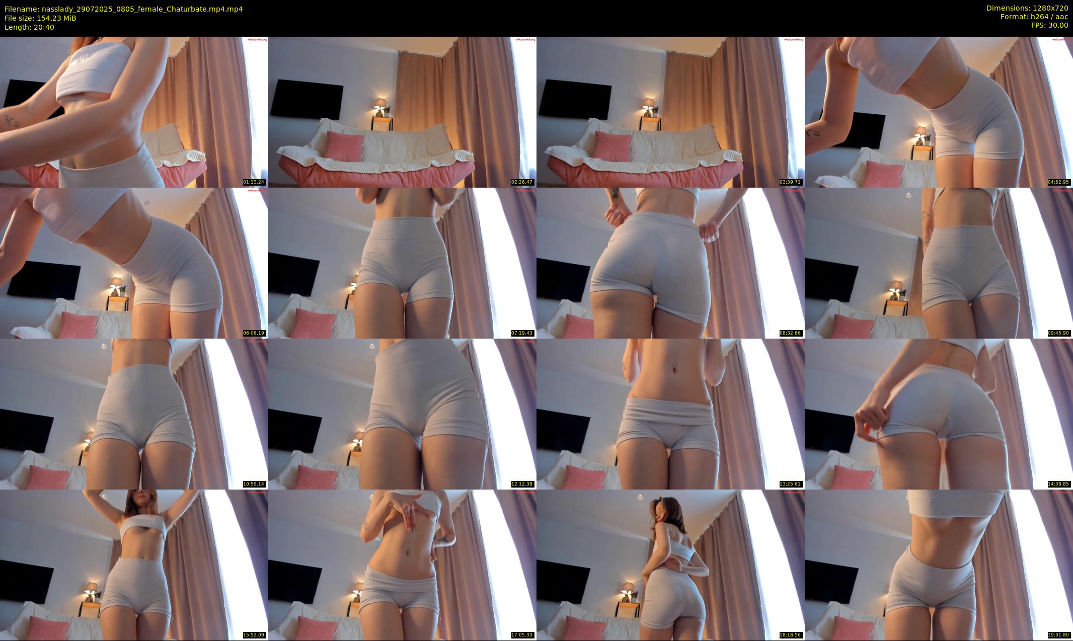 nasslady — 21 minute Chaturbate female cam show recording, 720p, Jul 29, 2025