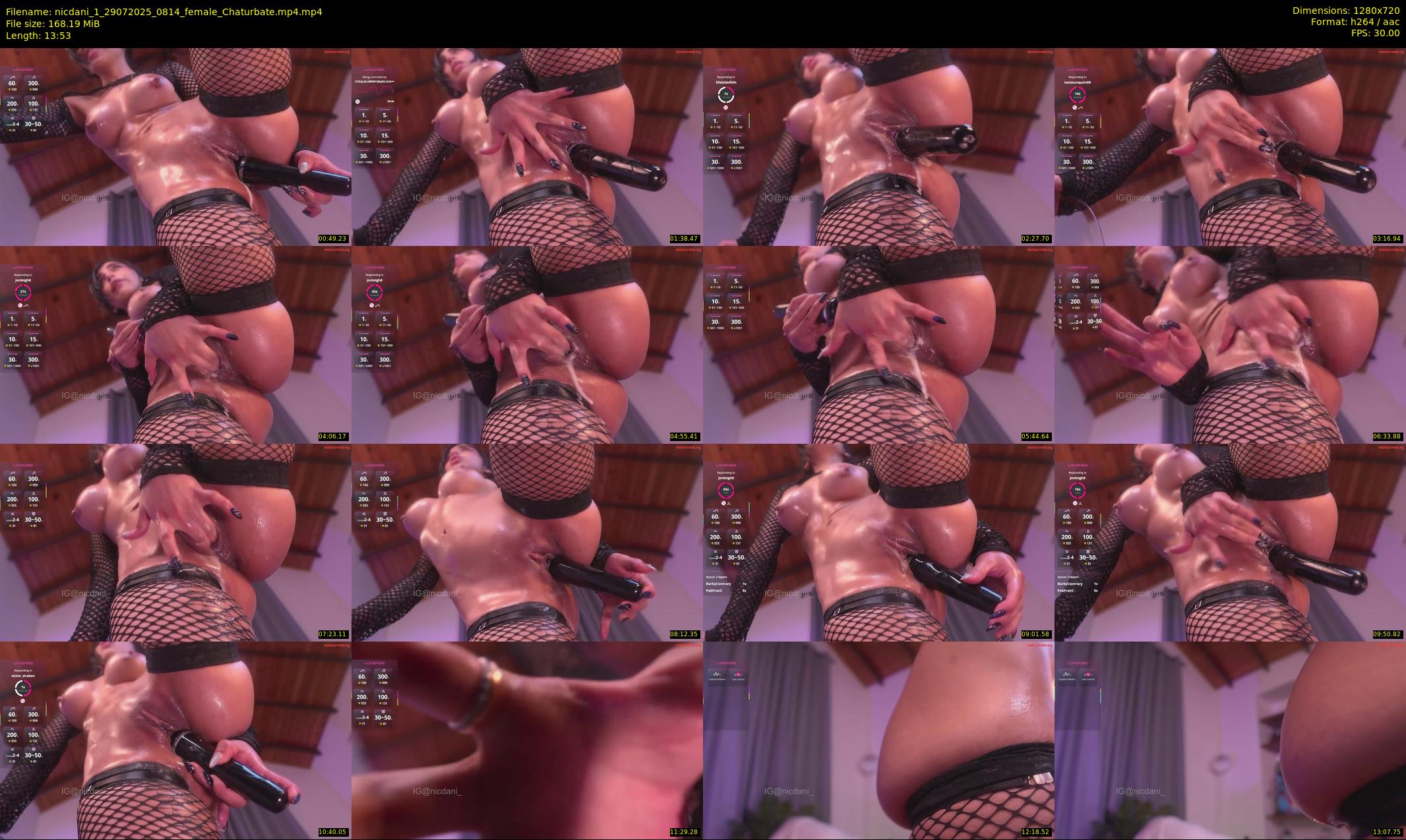 nicdani_1 — 14 minute Chaturbate female cam show recording, 720p, Jul 29, 2025