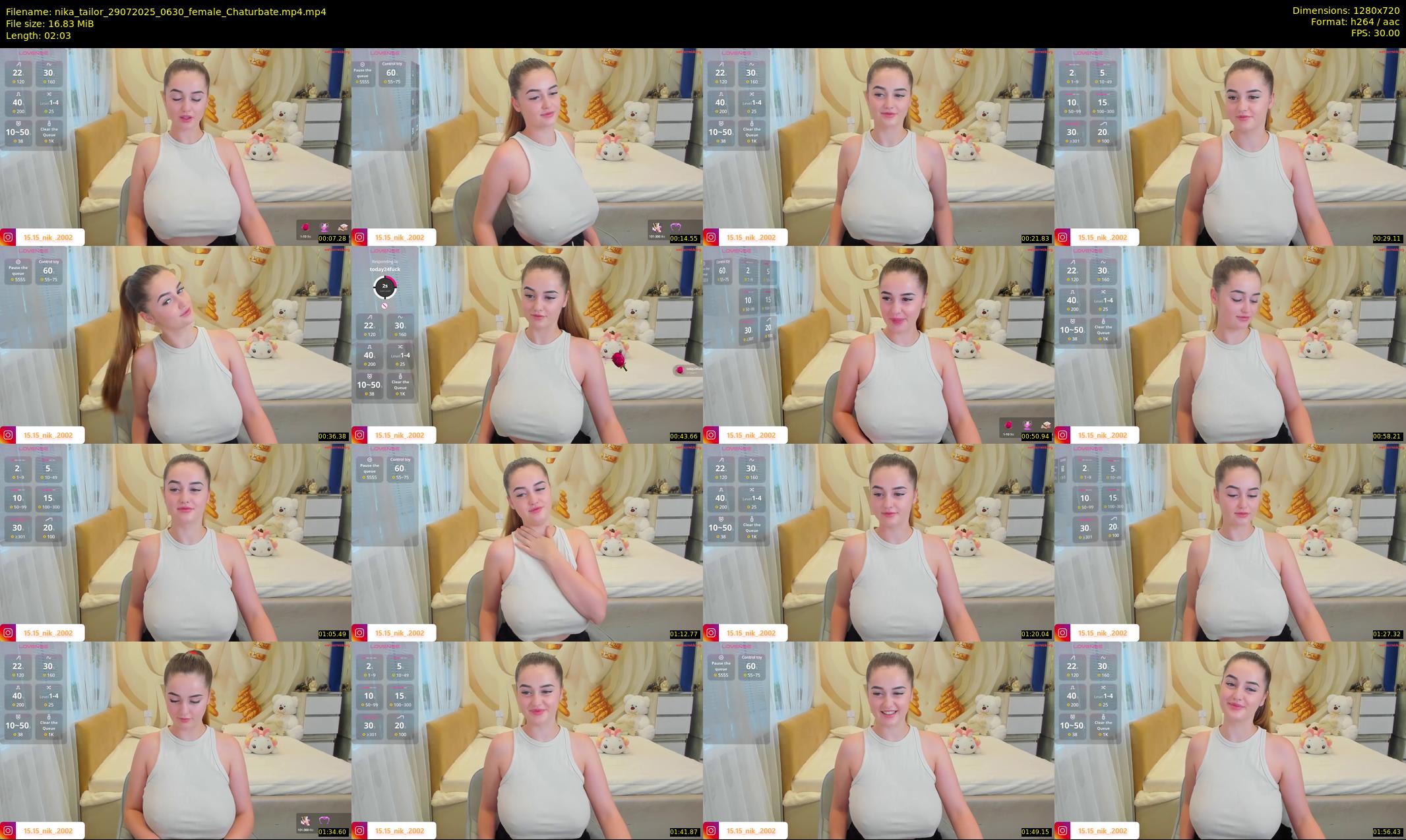 nika_tailor — 3 minute Chaturbate female cam show recording, 720p, Jul 29, 2025