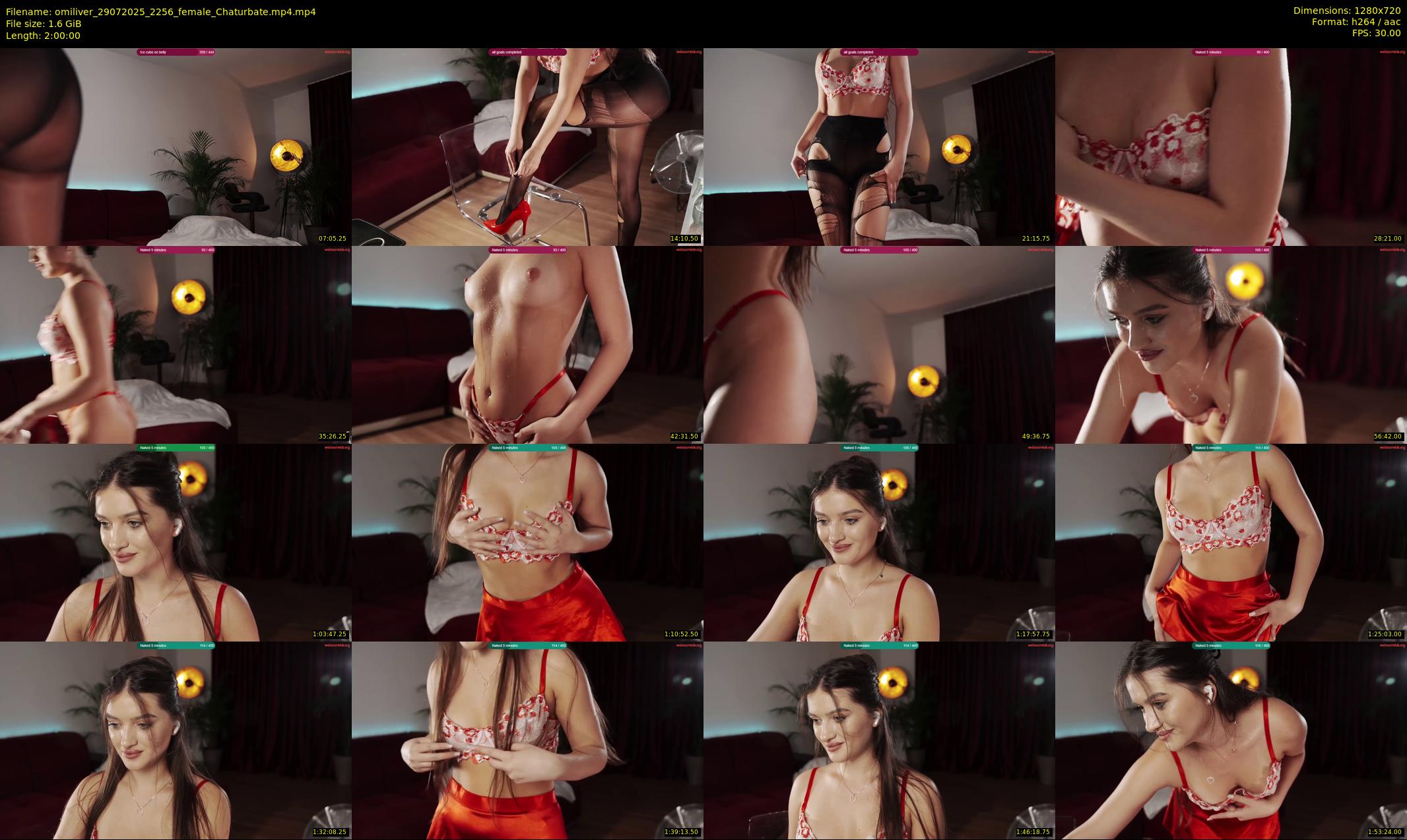 omiliver — 120 minute Chaturbate female cam show recording, 720p, Jul 29, 2025