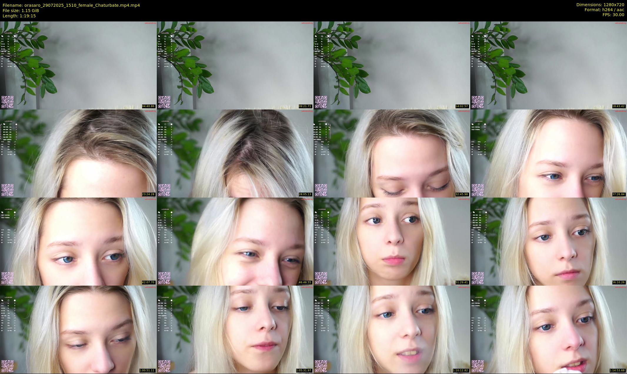 orasaro — 80 minute Chaturbate female cam show recording, 720p, Jul 29, 2025