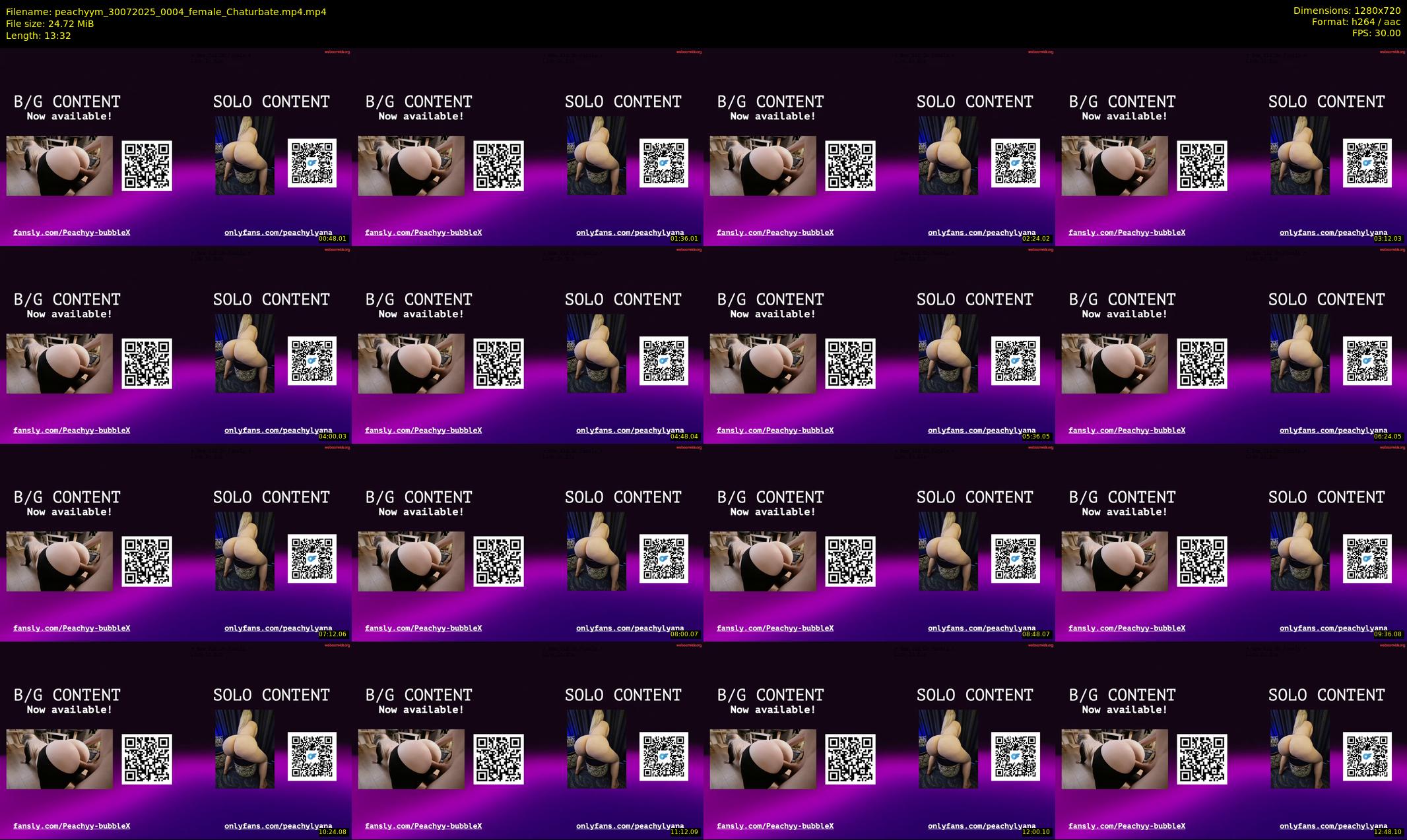 peachyym — 14 minute Chaturbate female cam show recording, 720p, Jul 30, 2025
