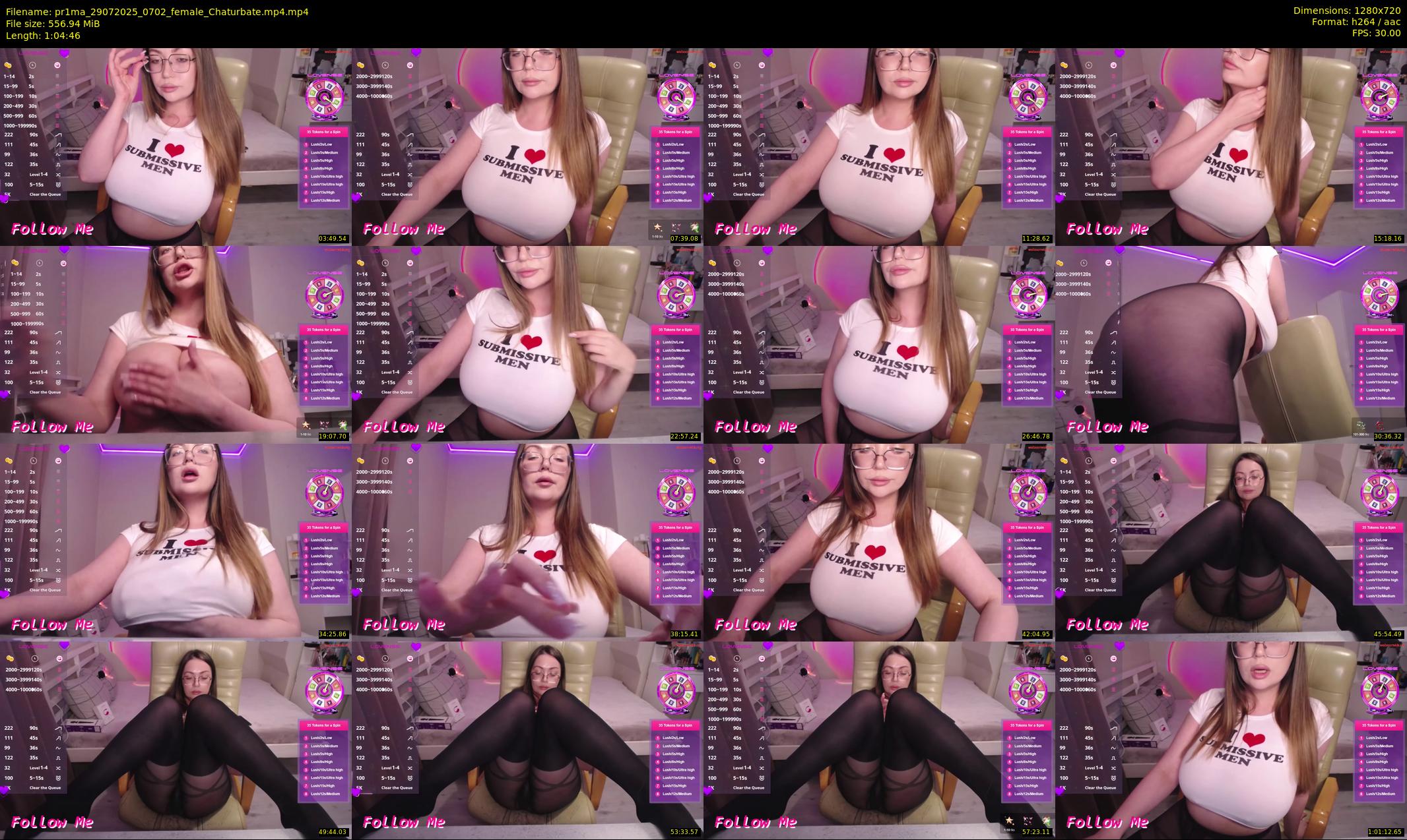 pr1ma — 65 minute Chaturbate female cam show recording, 720p, Jul 29, 2025