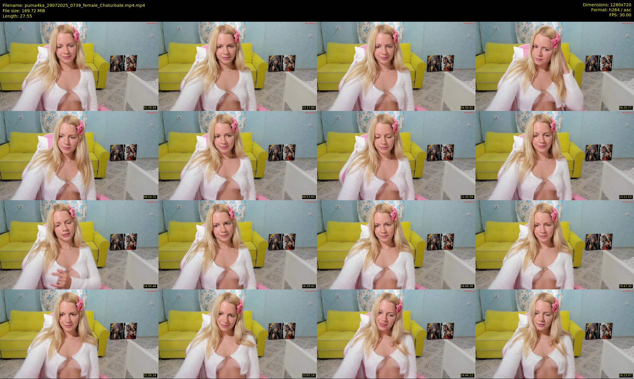 puma4ka — 28 minute Chaturbate female cam show recording, 720p, Jul 29, 2025