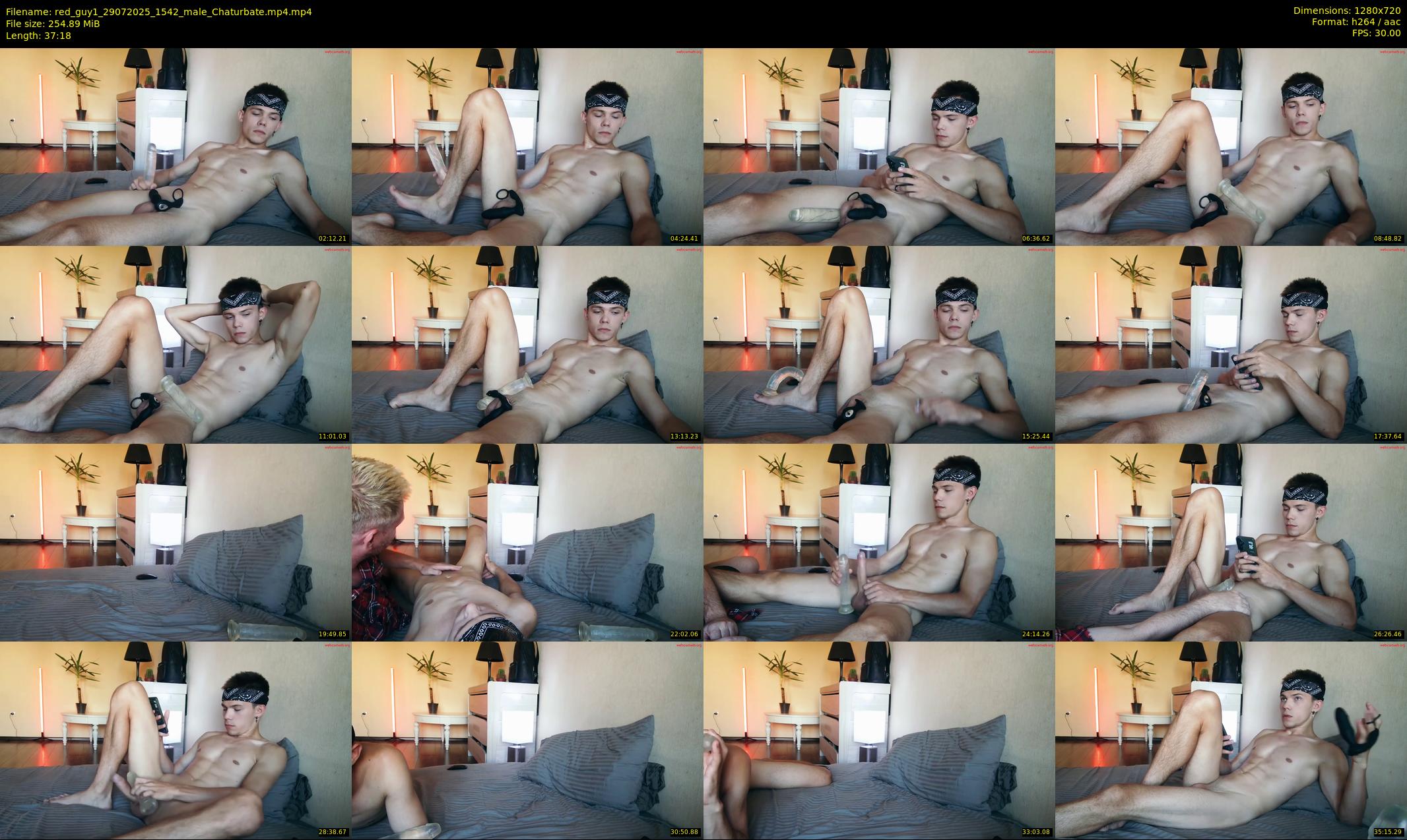 red_guy1 — 38 minute Chaturbate male cam show recording, 720p, Jul 29, 2025
