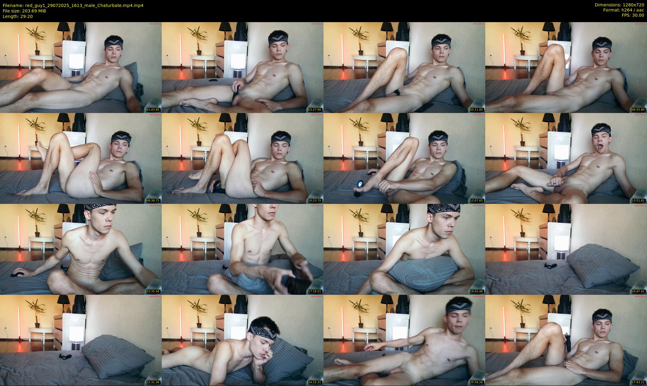 red_guy1 — 30 minute Chaturbate male cam show recording, 720p, Jul 29, 2025
