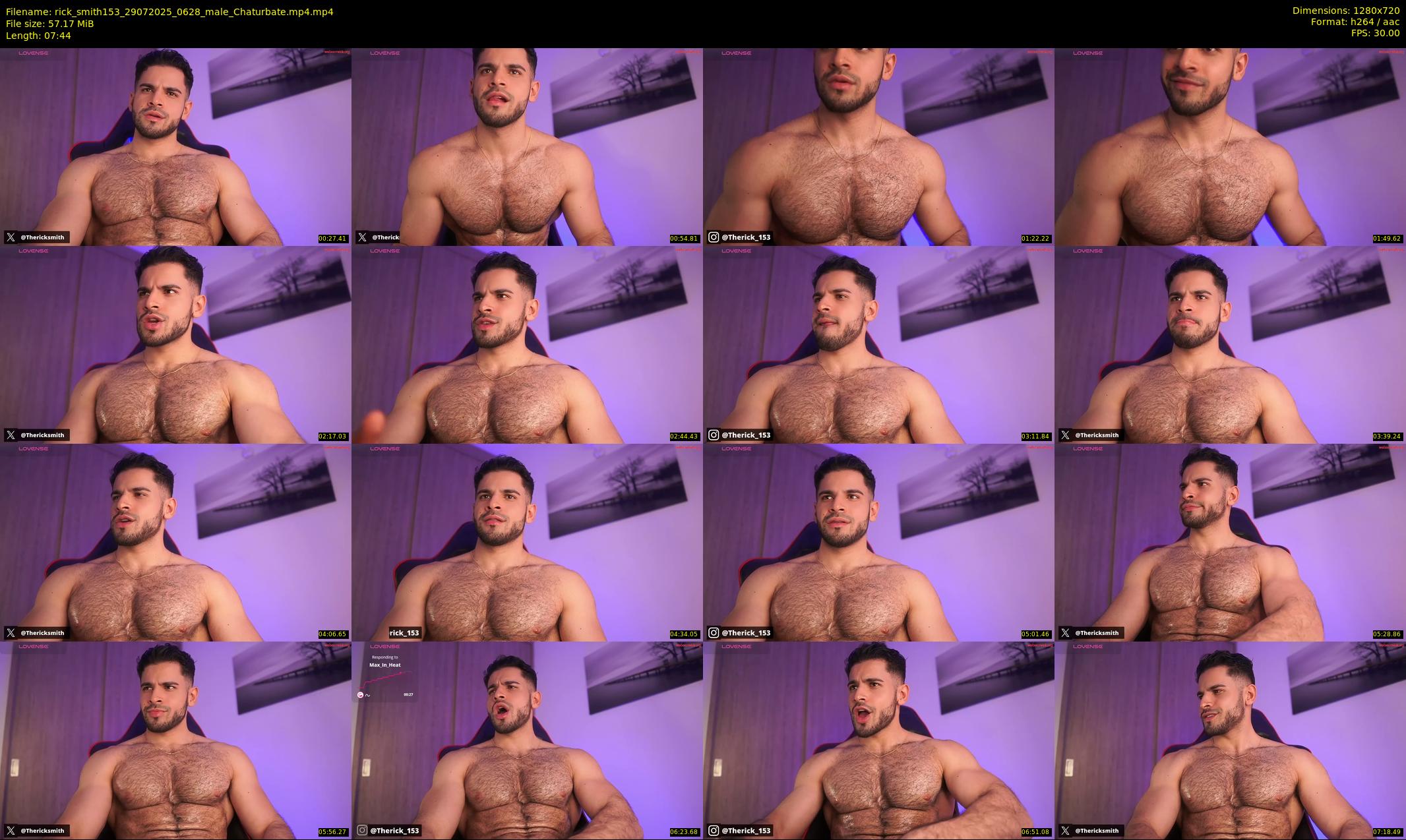 rick_smith153 — 8 minute Chaturbate male cam show recording, 720p, Jul 29, 2025