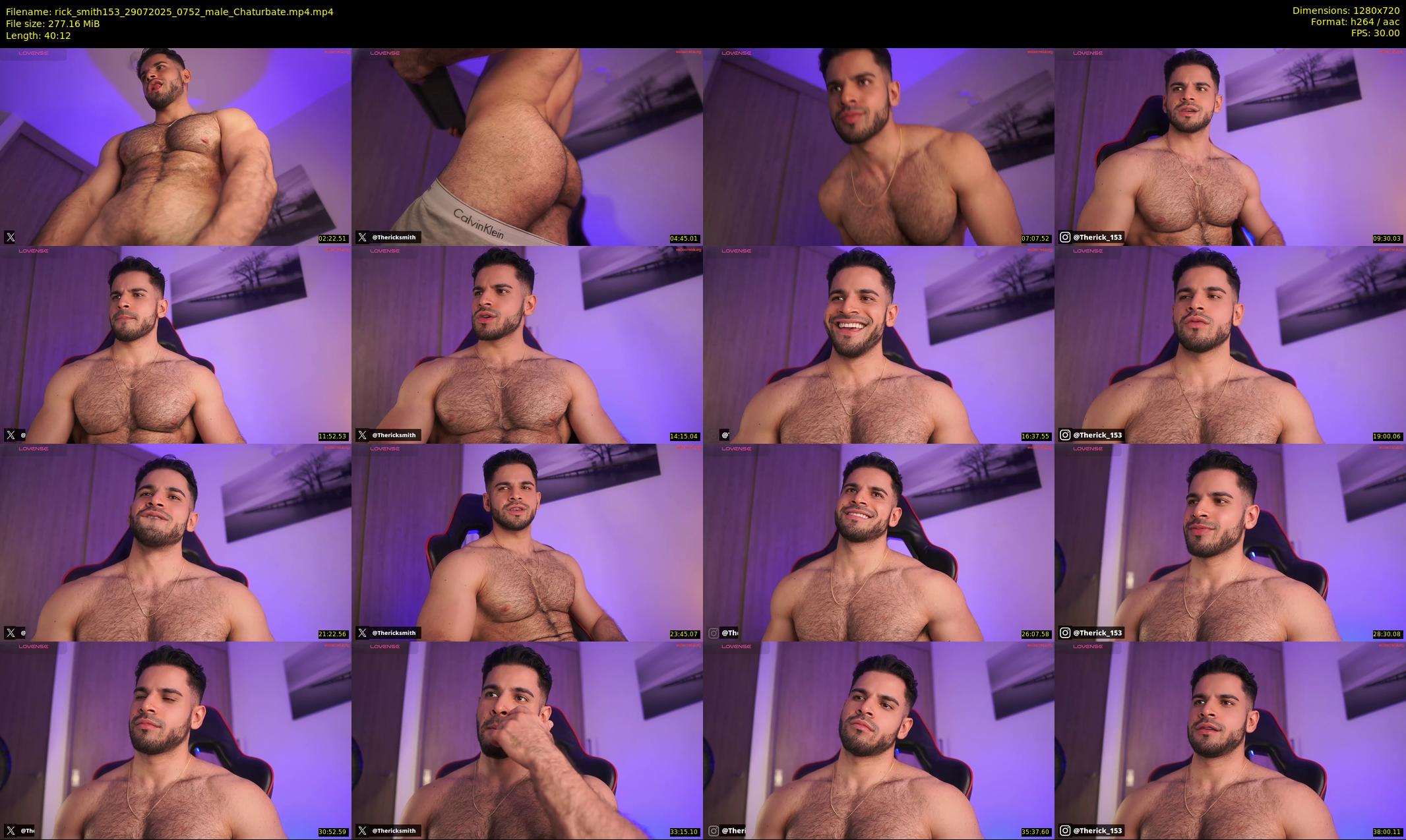 rick_smith153 — 41 minute Chaturbate male cam show recording, 720p, Jul 29, 2025