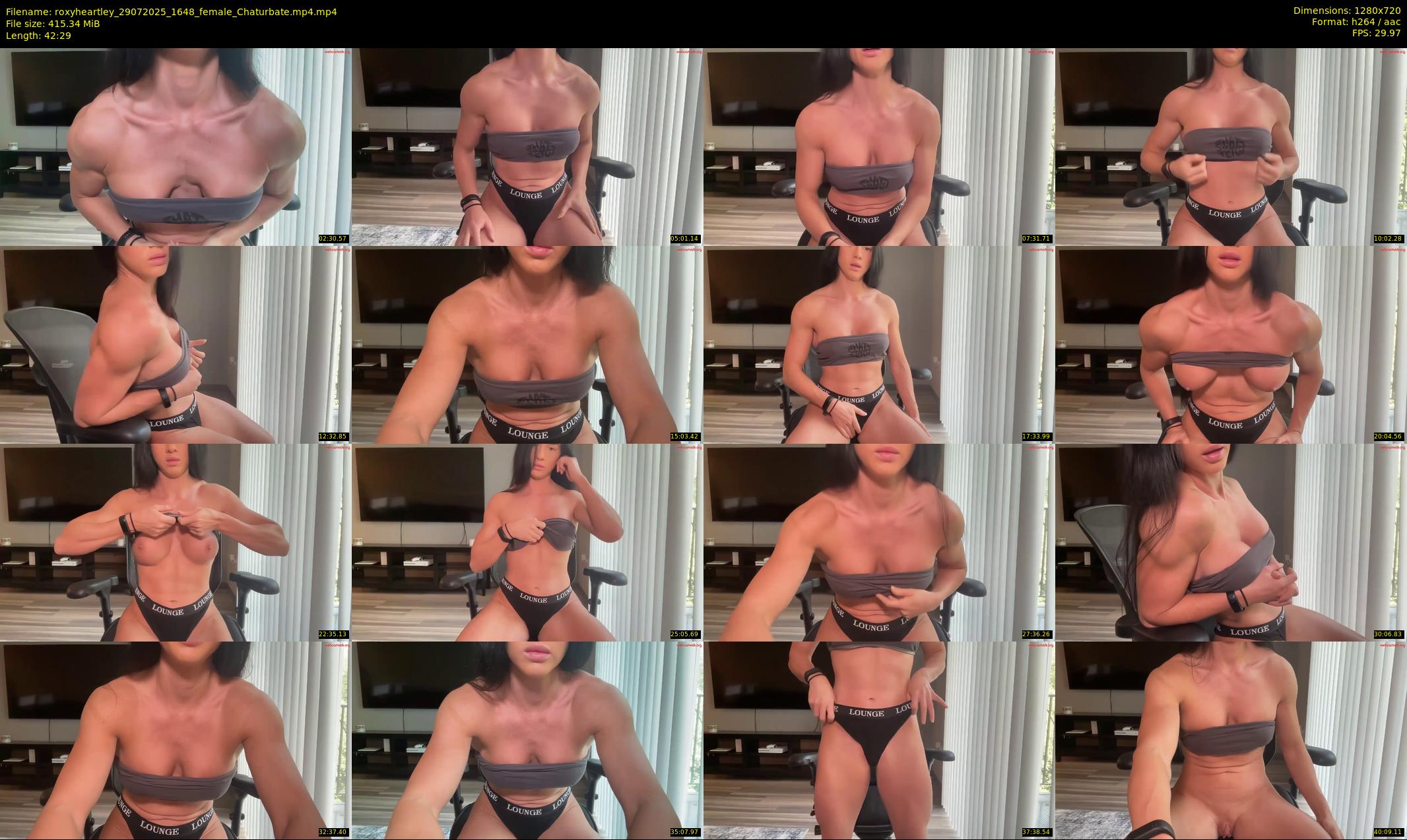 roxyheartley — 43 minute Chaturbate female cam show recording, 720p, Jul 29, 2025