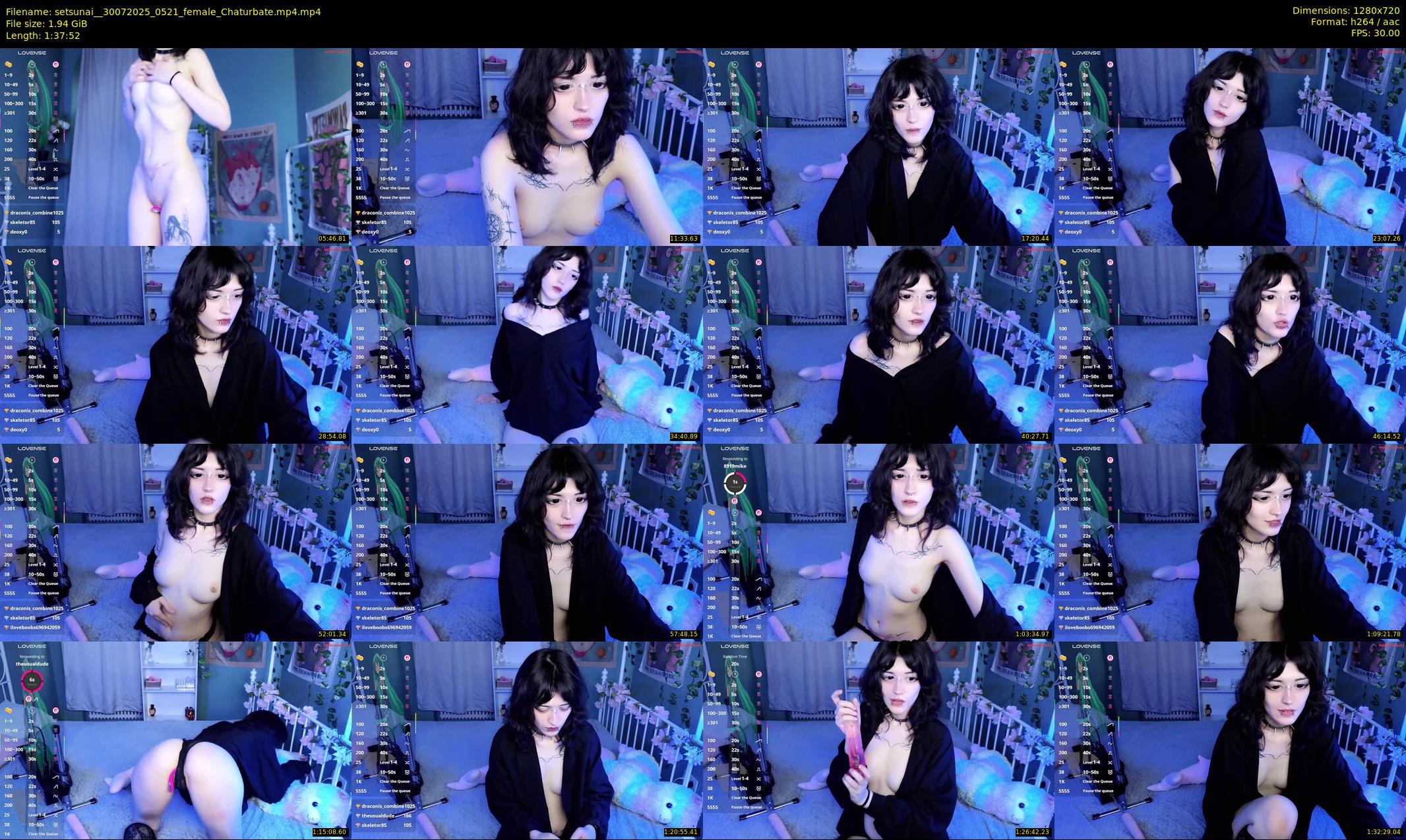 setsunai_ — 98 minute Chaturbate female cam show recording, 720p, Jul 30, 2025