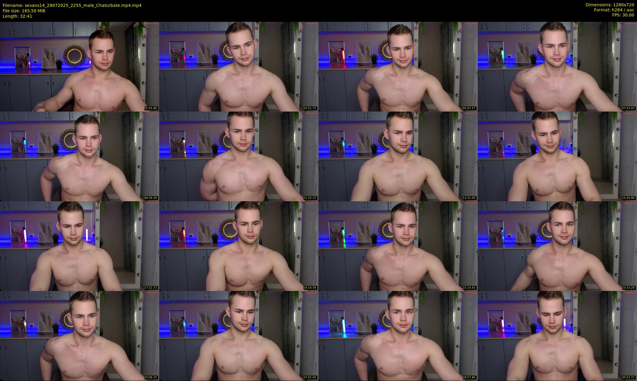 sevans14 — 33 minute Chaturbate male cam show recording, 720p, Jul 29, 2025