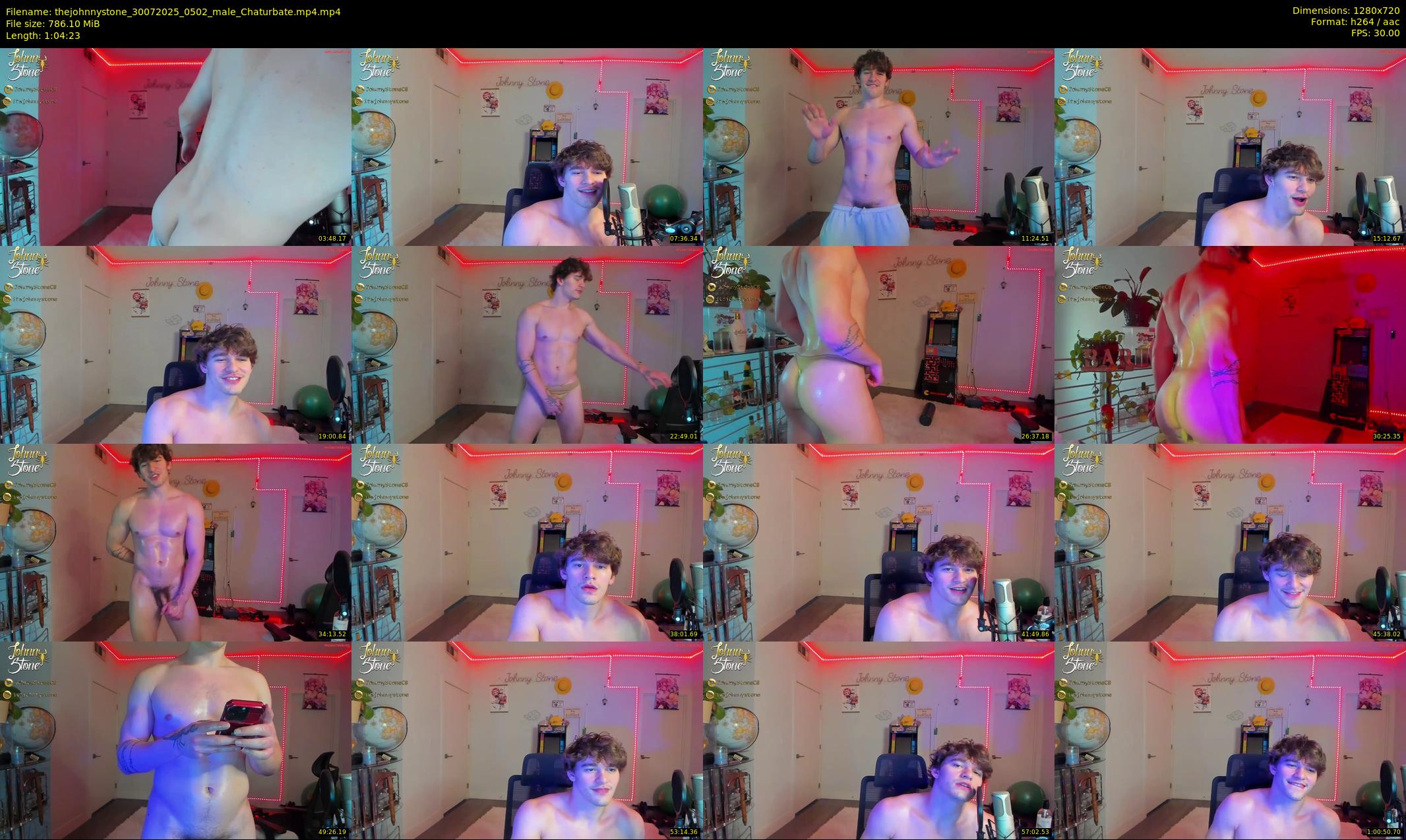thejohnnystone — 65 minute Chaturbate male cam show recording, 720p, Jul 30, 2025